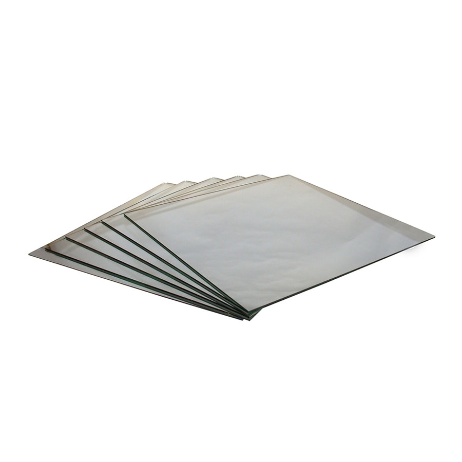 Style Selections 1821 Square Polished Frameless Wall Mirror