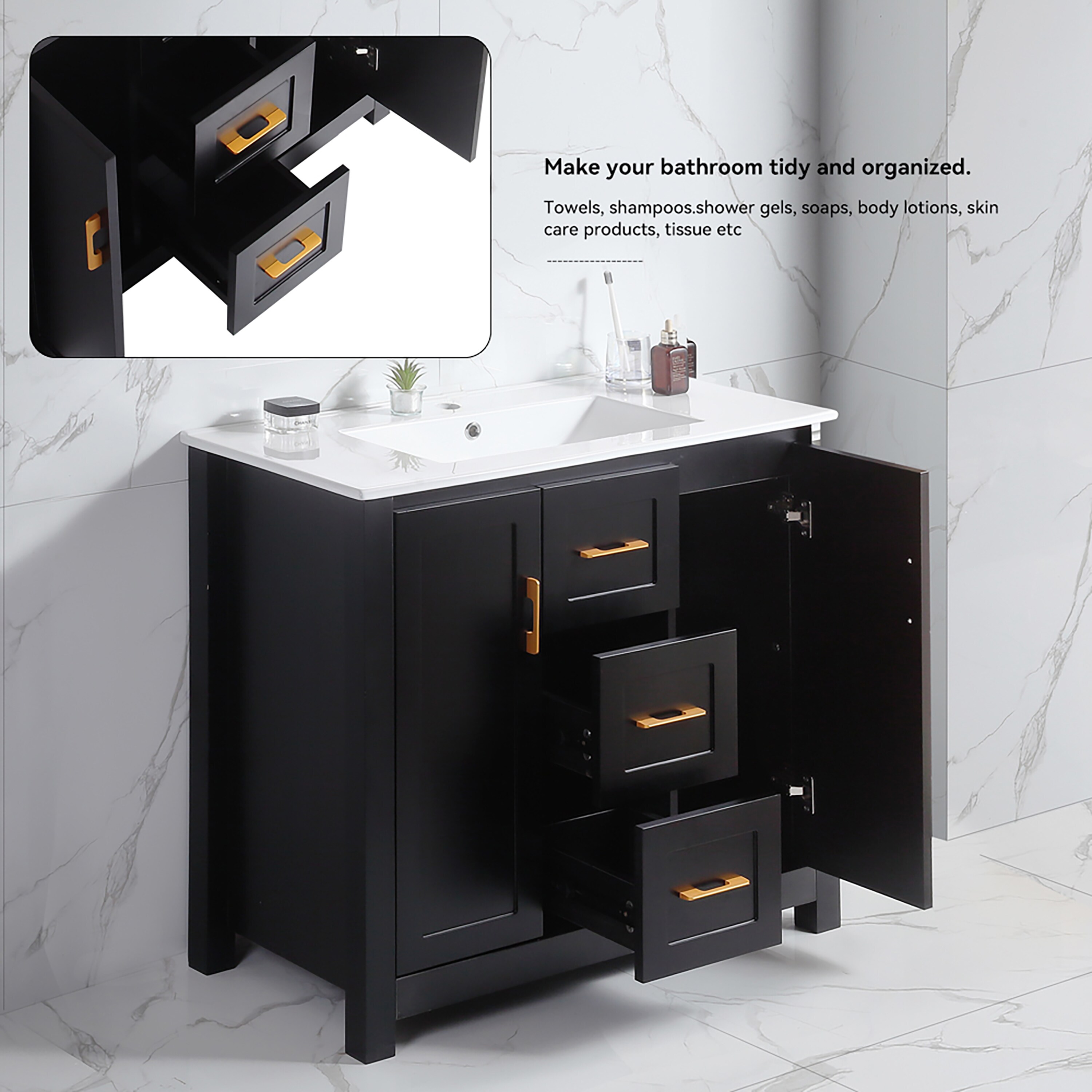 CASAINC CA-W3133-00007 Bath-Vanity-Combo - View #7
