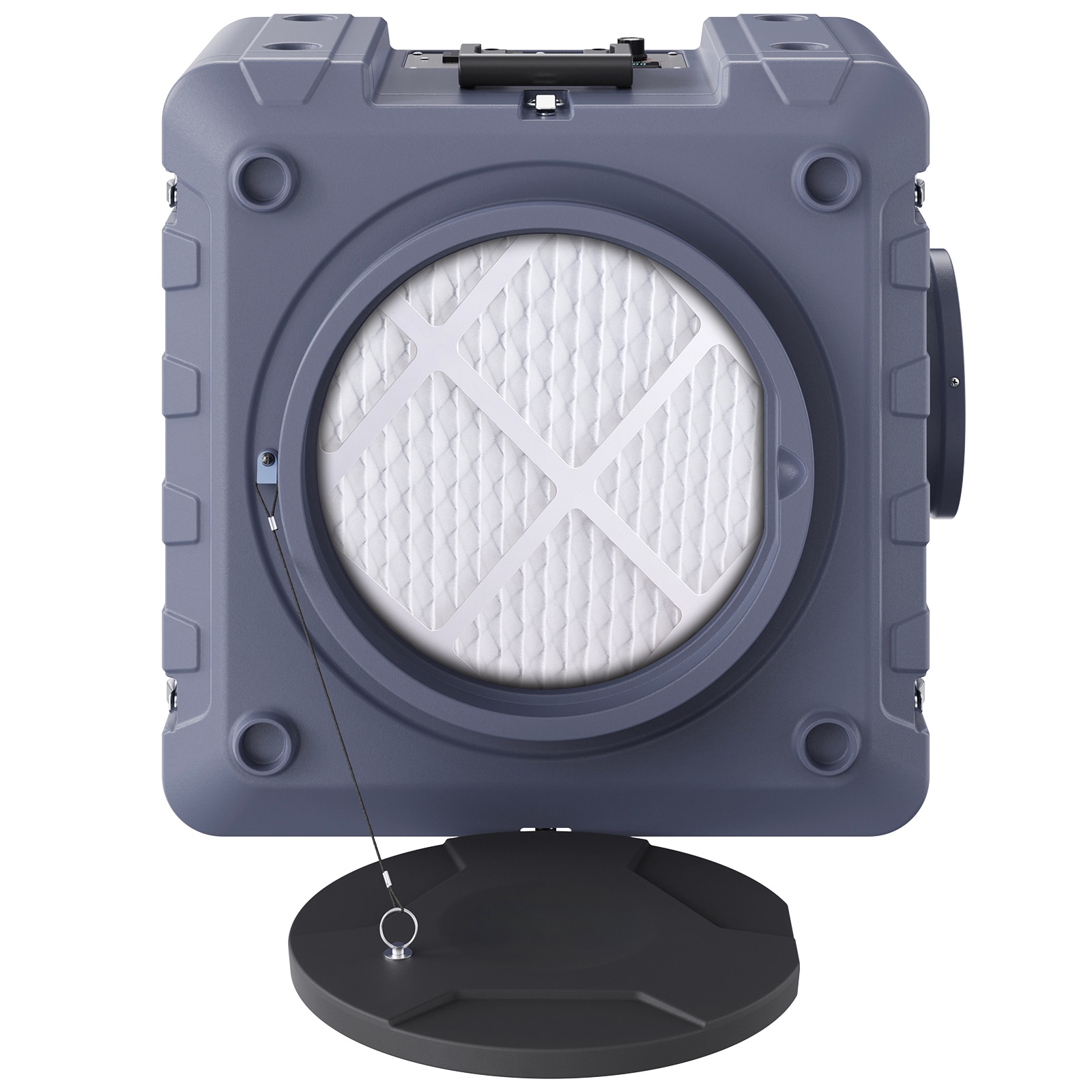 VEVOR KQXDQJ3800CFMYP0KV1 Air Scrubber with 3-Stage Filtration Stackable Negative Air Machine 800 CFM Air Cleaner with MERV10 Carbon H13 HEPA for Home Industrial and Commercial Use