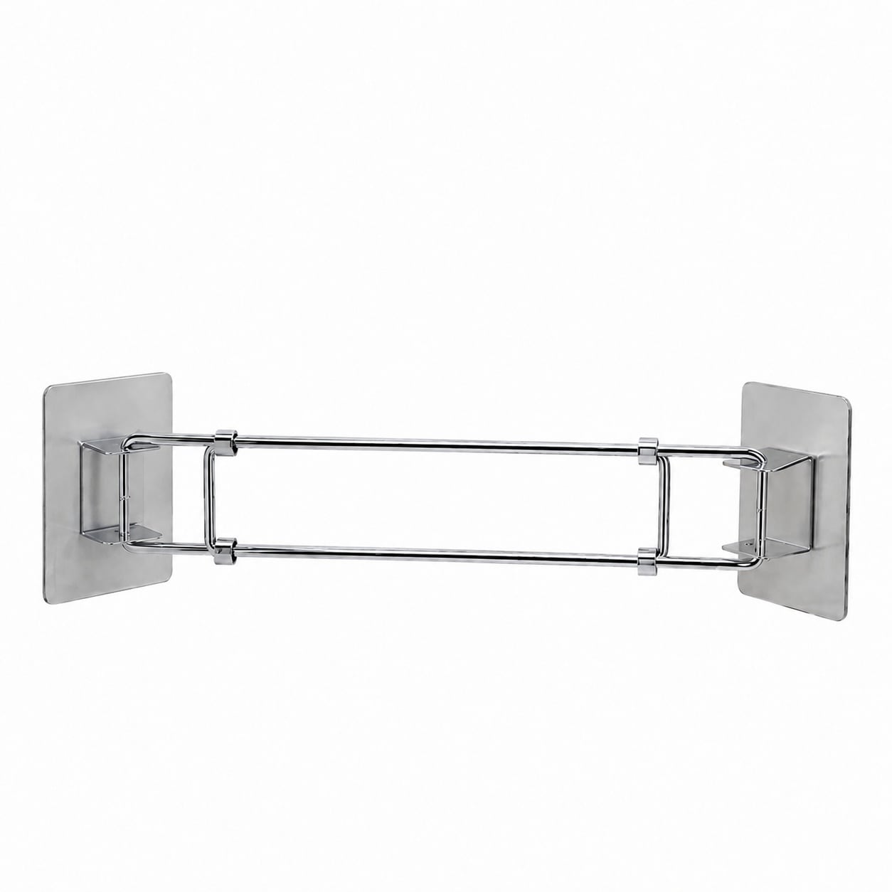 Etokfoks  Adjustable Stainless Steel RV Shower Corner Storage Bar 7 9 13 9 in Secure Mount for Camper Shelves 1 Pack