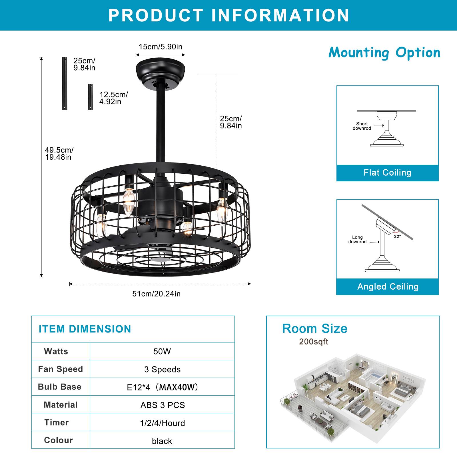 Flynama L-79926 Ceiling-Fans - View #6