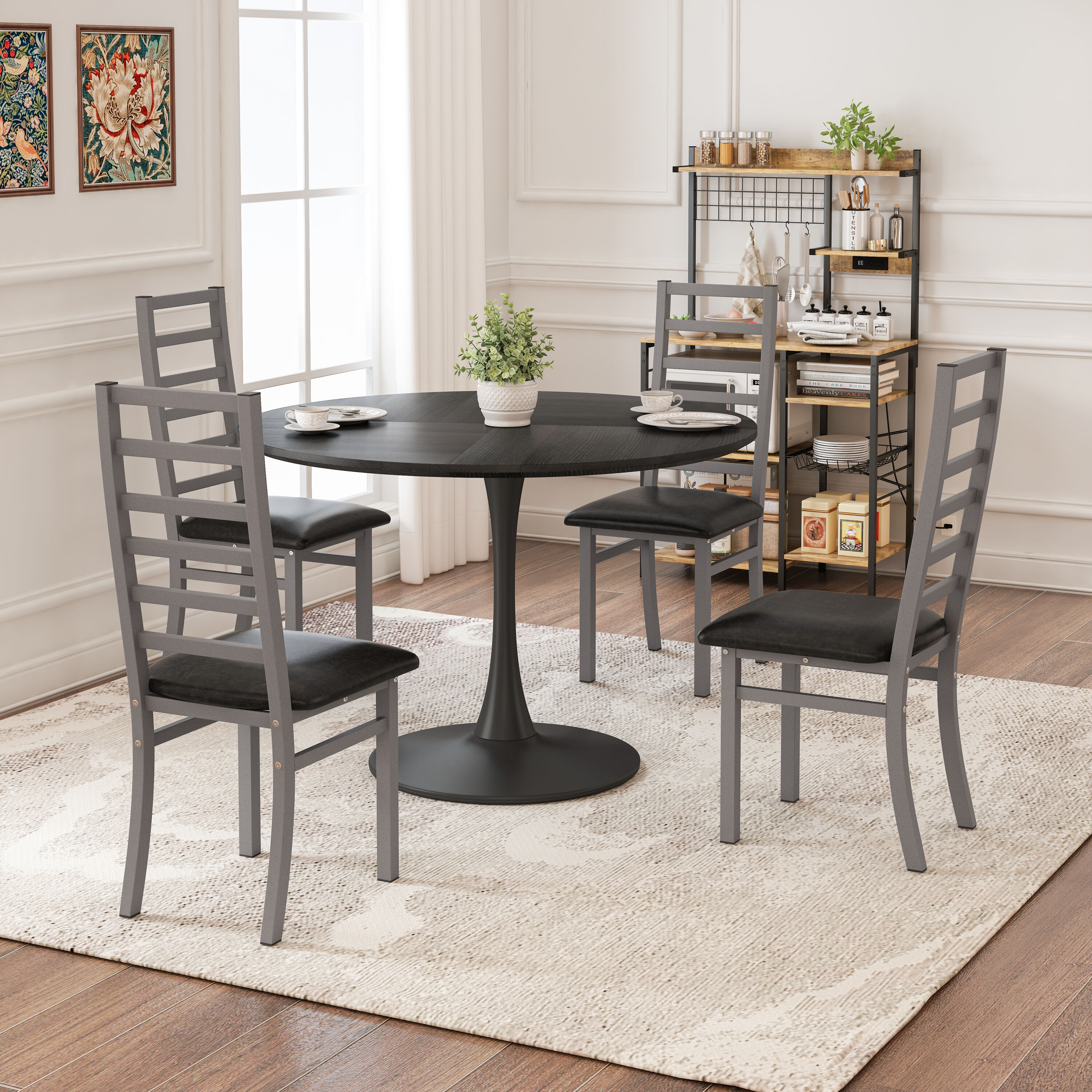 LIVIZA GIZ-NTE3232WT Dining-Chairs - View #2