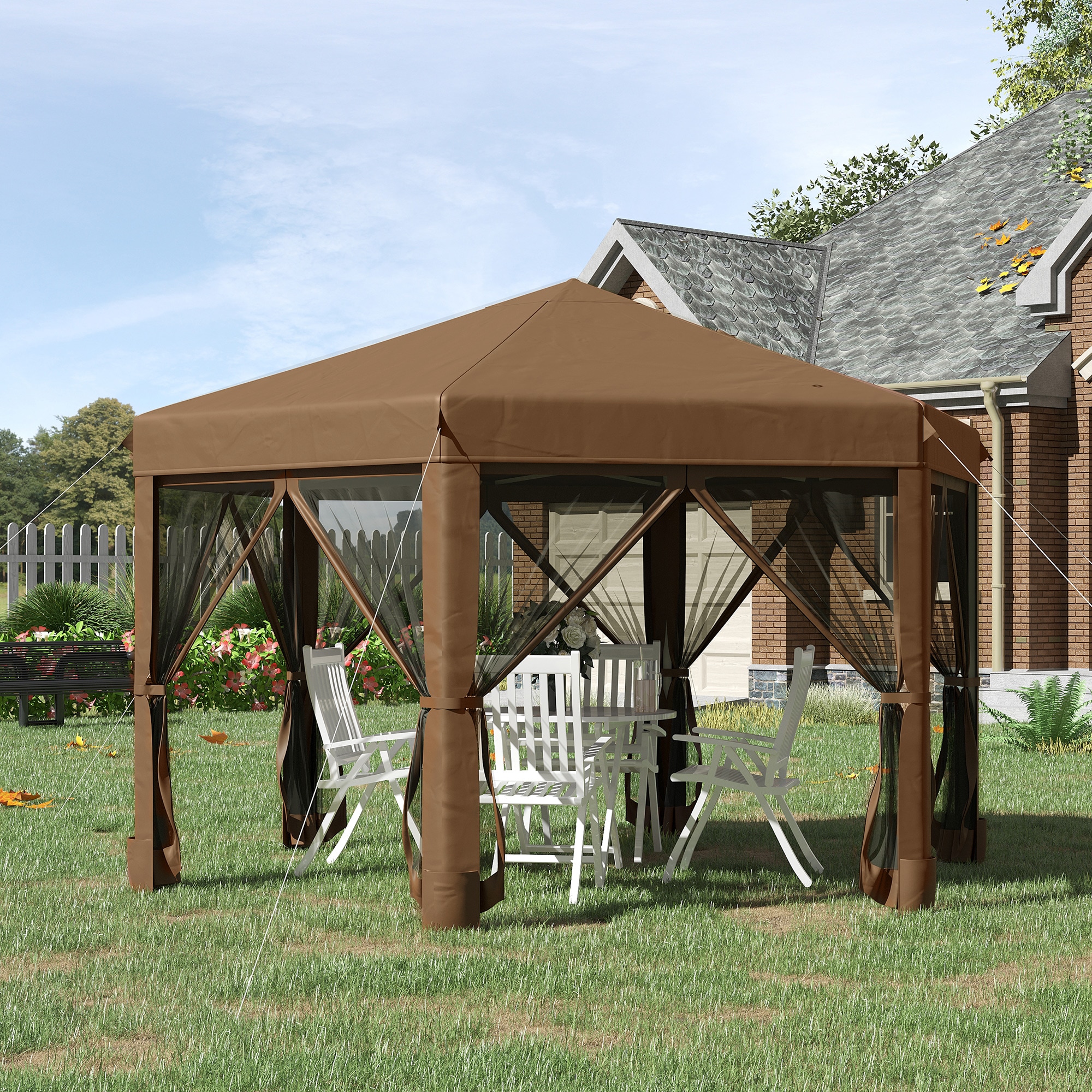 ToolCat BZ2-10-PW Wood-Resin-Gazebos - View #3
