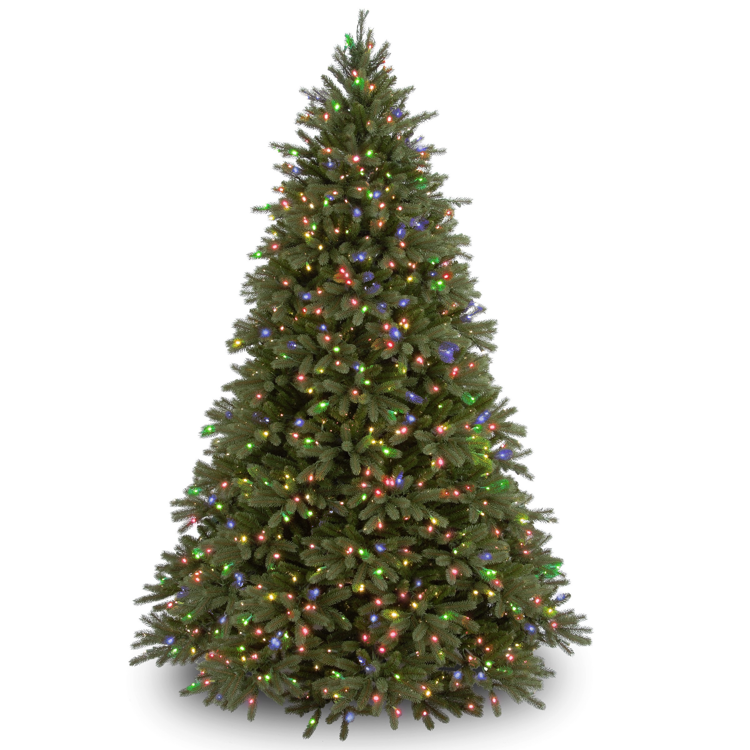 National Tree Company PEJF1-301-75 7.5-Feet Fraser fir Pre-lit Artificial Christmas Tree with Multicolor Incandescent Lights