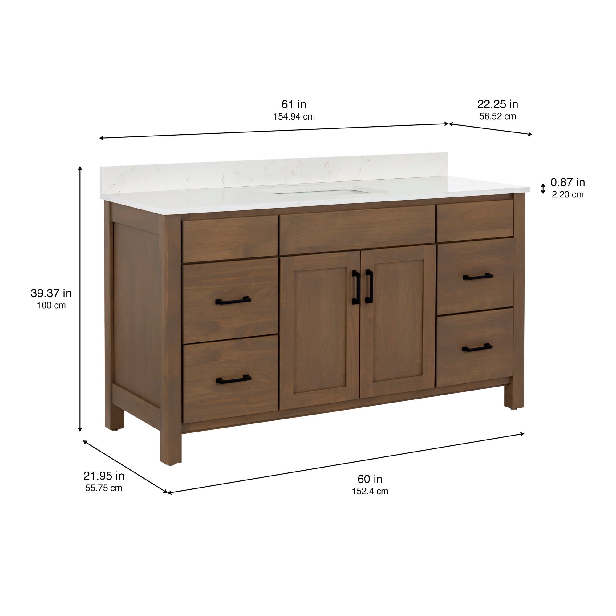 Diamond C60W30375 Bath-Vanity-Combo - View #5