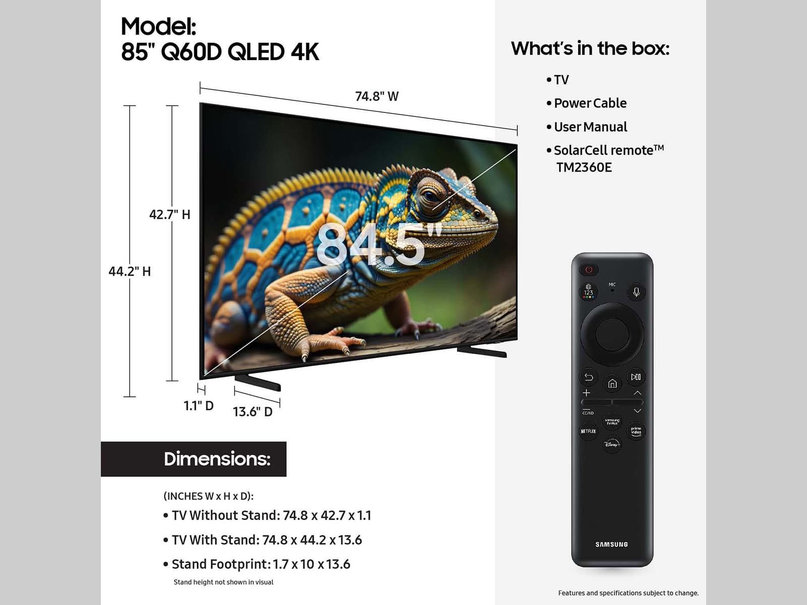 Samsung QN85Q60DAFXZA tvs - View #5