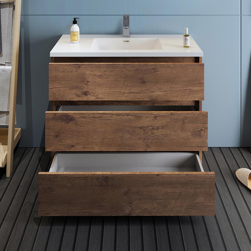 Fresca FCB9342RW-I Bath-Vanity-Combo - View #5