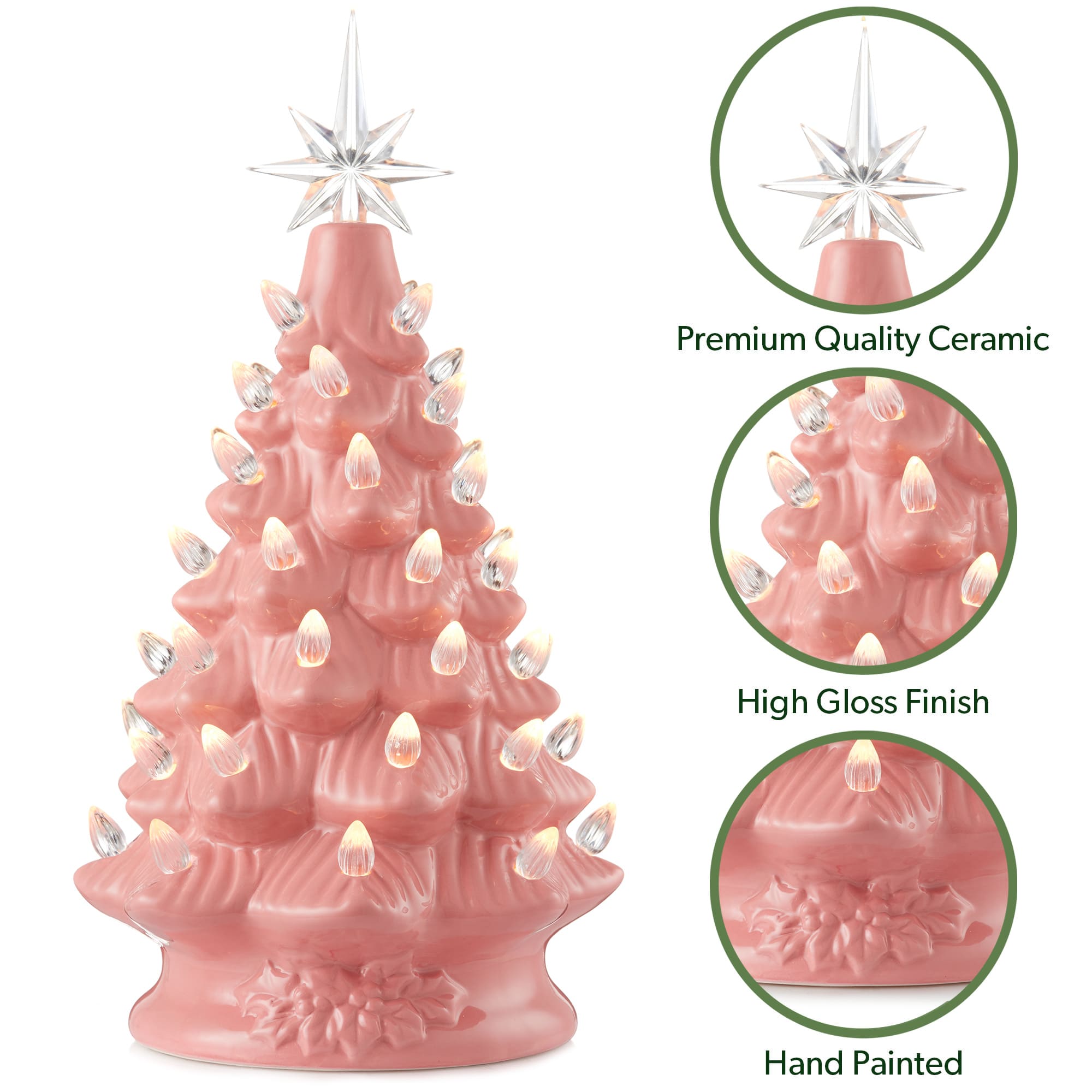 Casafield SZN-TR-9123-PNK Artificial-Christmas-Trees - View #5
