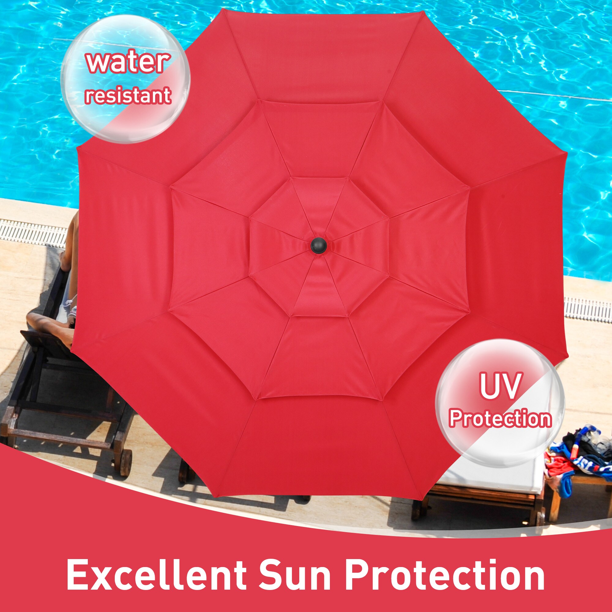 GDY 052MA-RD Umbrellas-2 - View #5