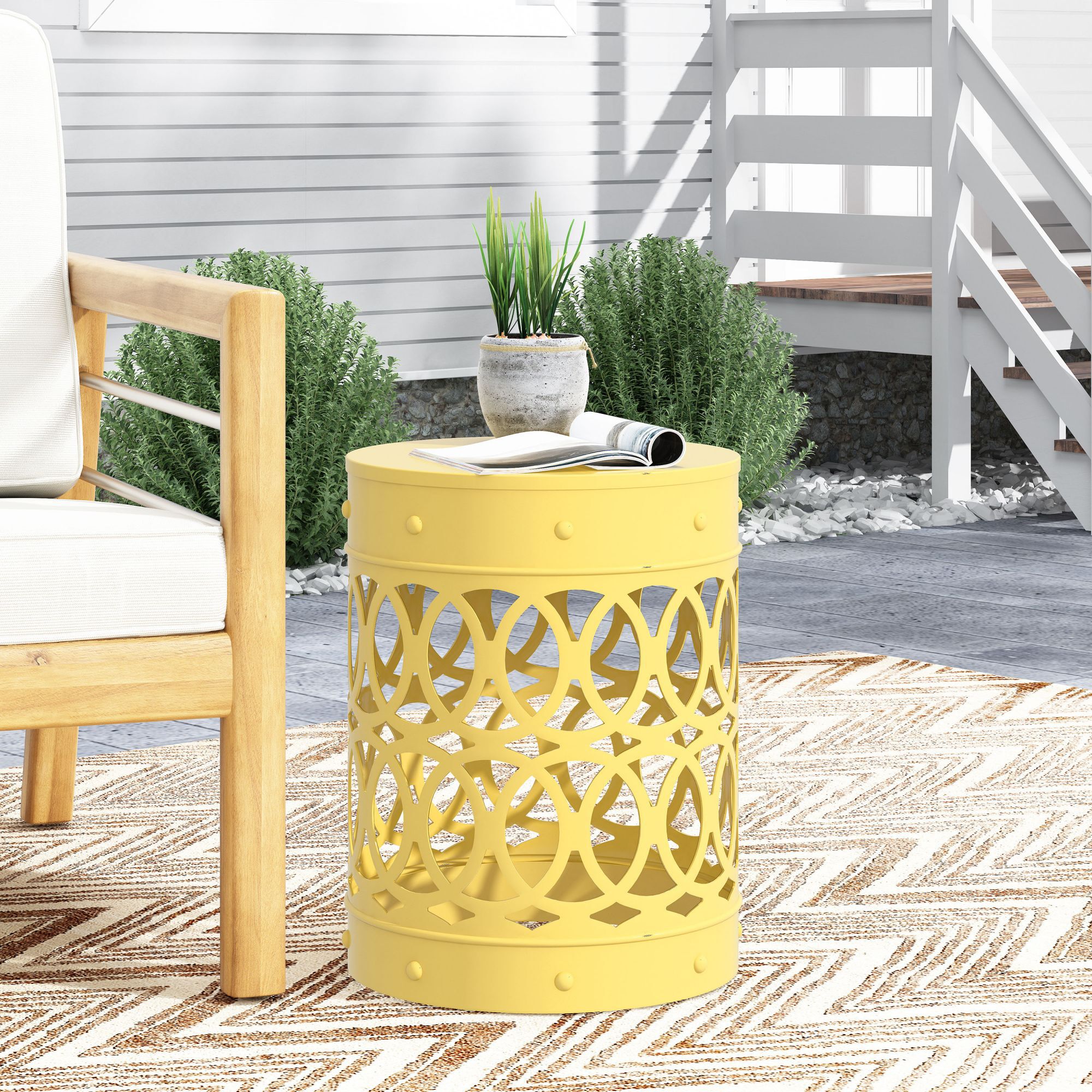 Miki Shinly NHG-0YLW-15JJ Patio-Tables - View #3