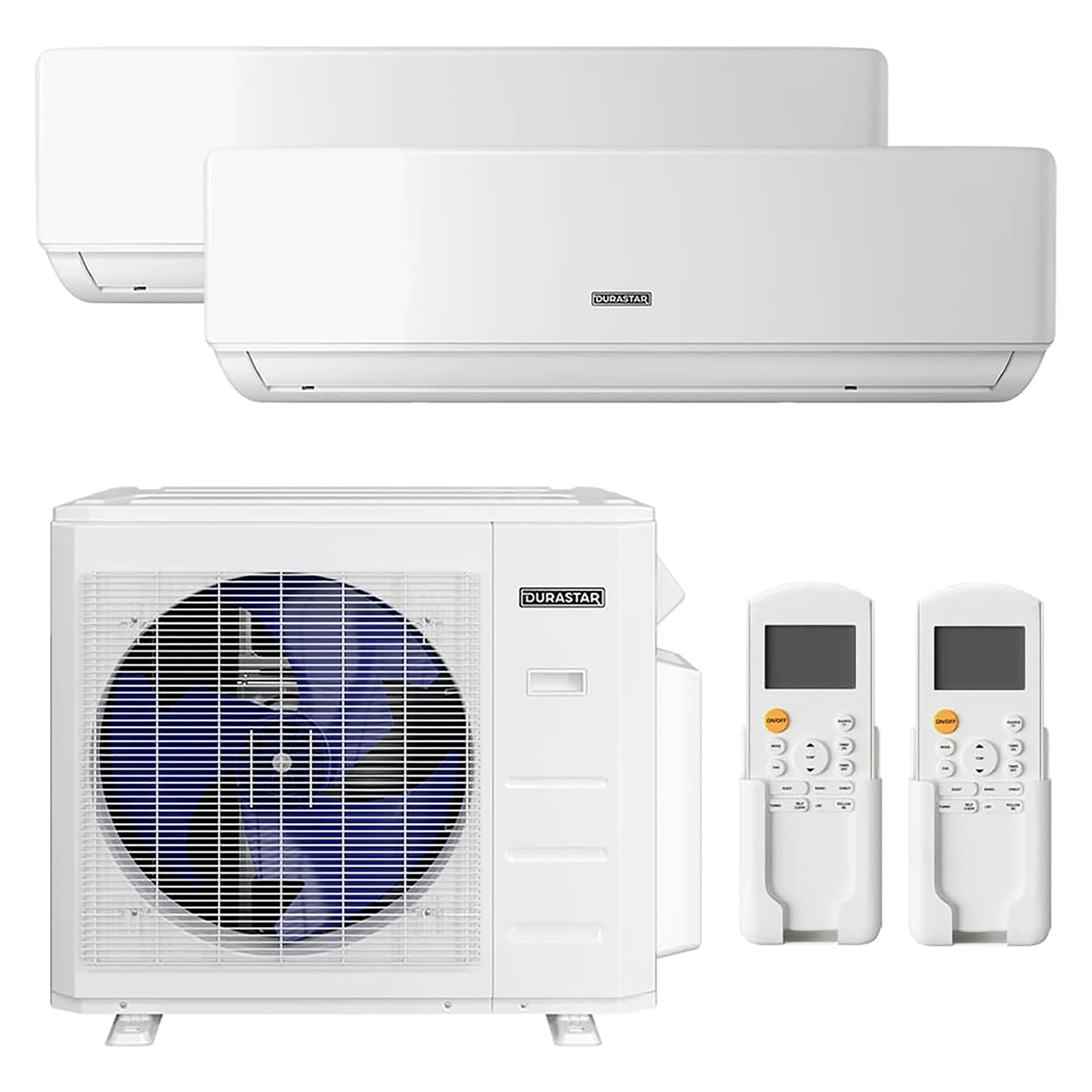 DURASTAR Dual Zone 27000-BTU 22.5 SEER Ductless Mini Split Air ...