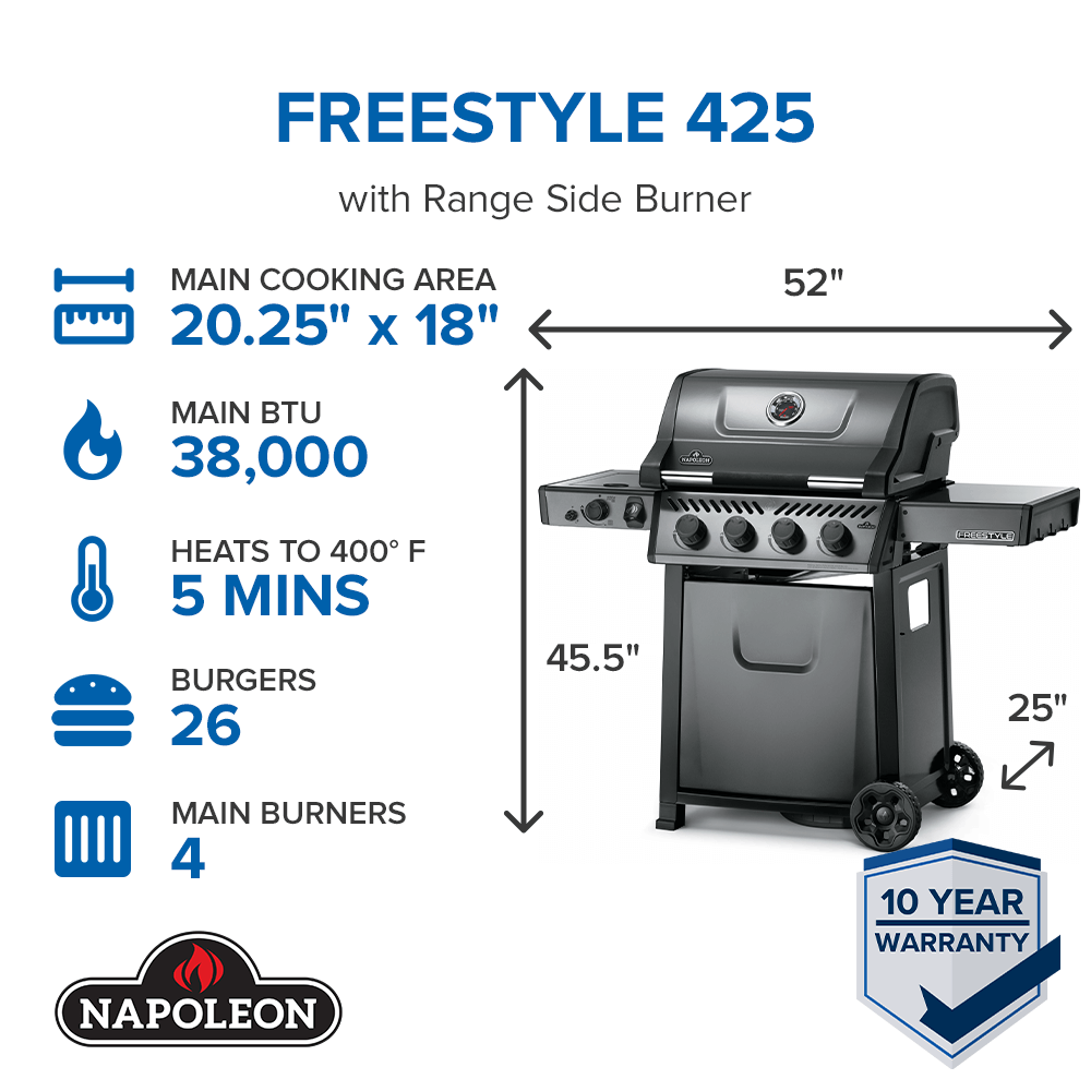 NAPOLEON F425DSBPGT-ECP Gas-Grill - View #2