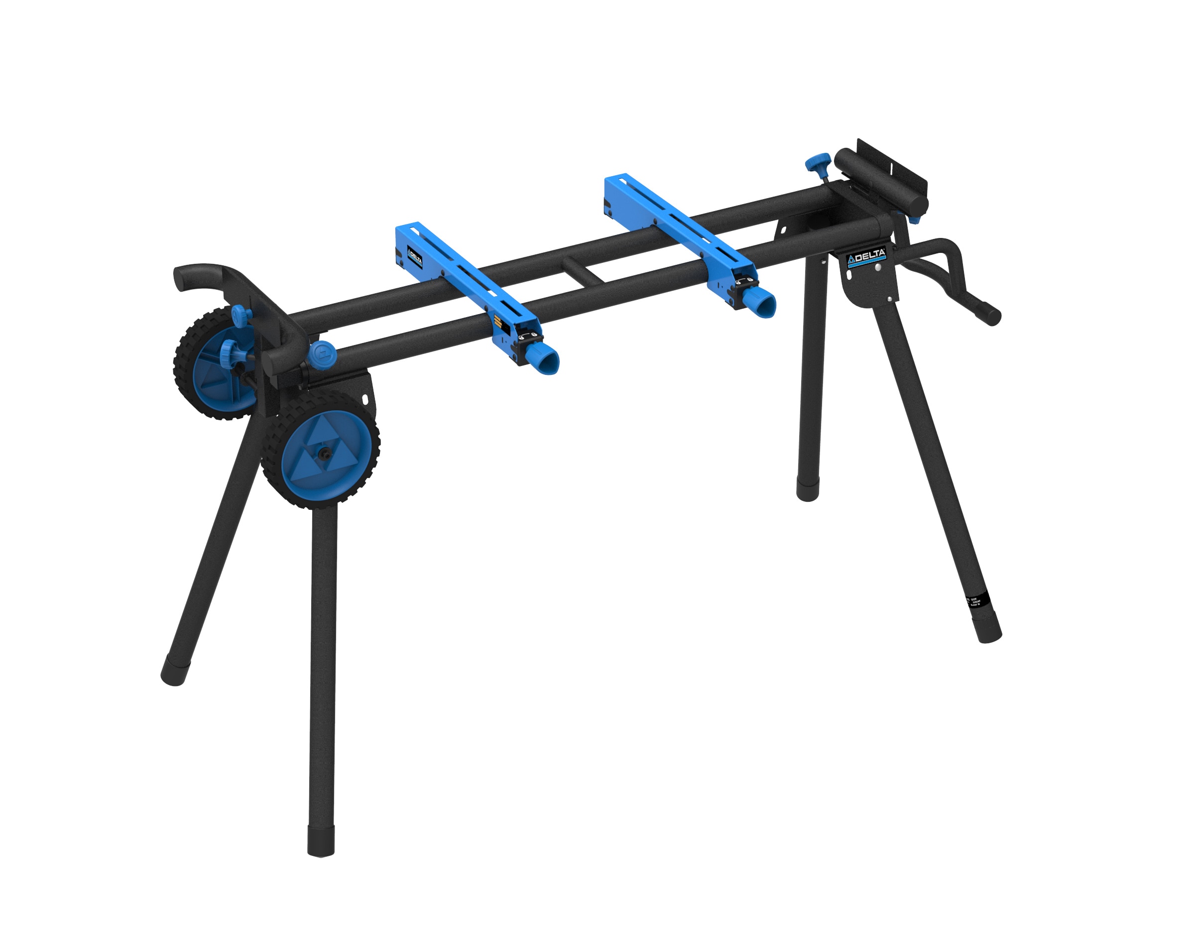 DELTA 36-137 Steel Adjustable Rolling Miter Saw Stand