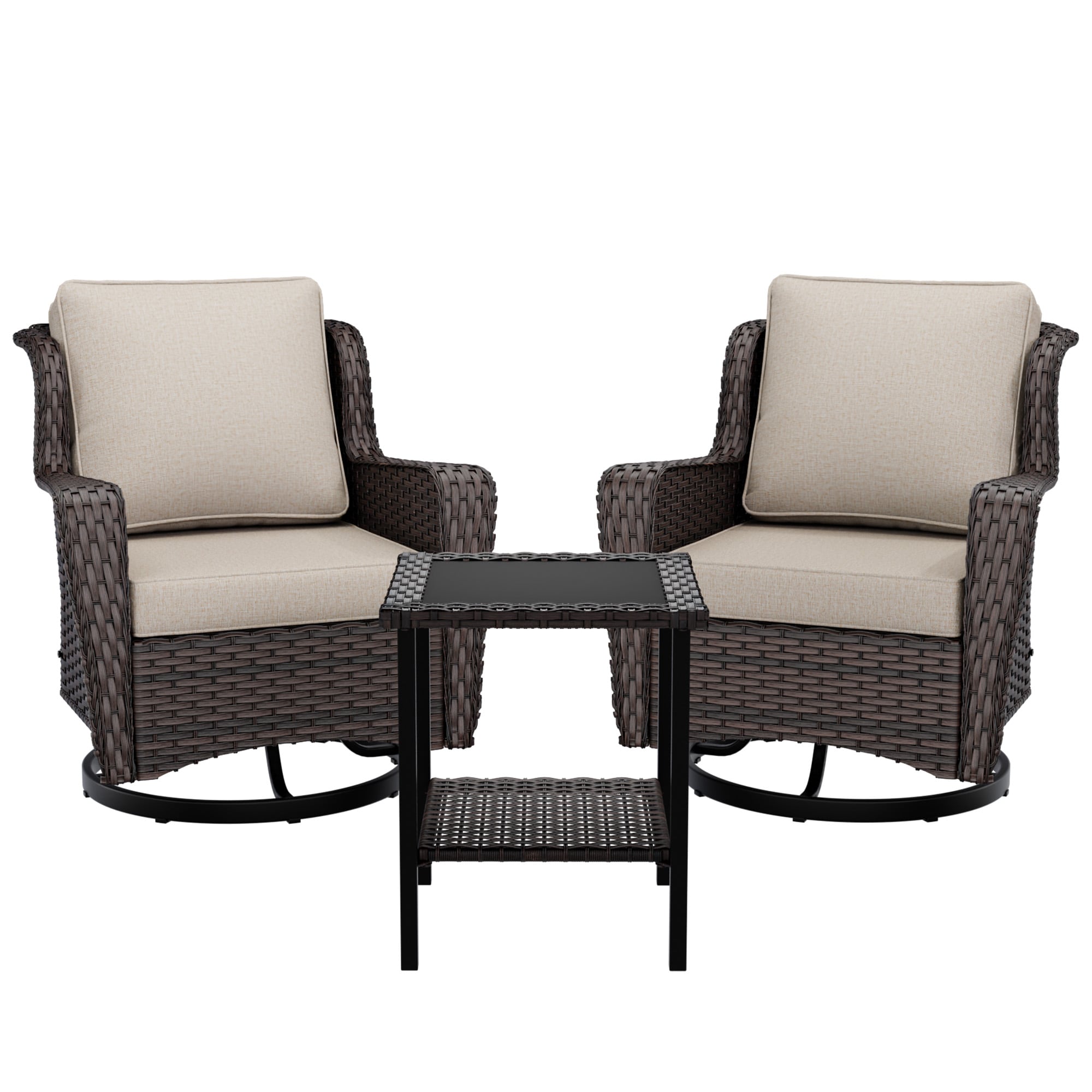 Gardenbee HGL-MA09A5-BGE Patio-Conversation-Sets - View #2