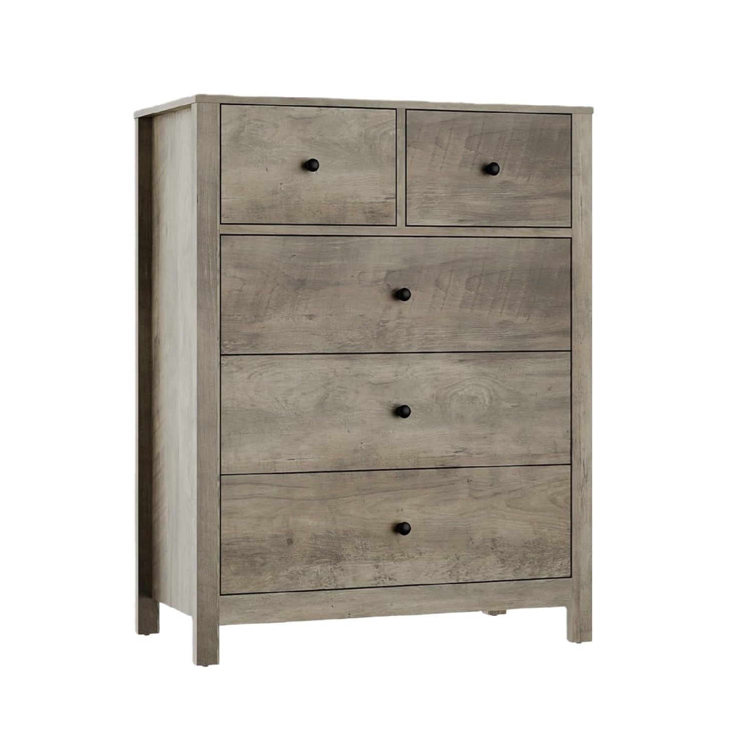 Garvee 5 Drawer Dresser for Bedroom Modern Tall Dresser Organizer with Storage Drawers Wooden Chests of Drawers for Bedroom Entryway Hallway Home Office