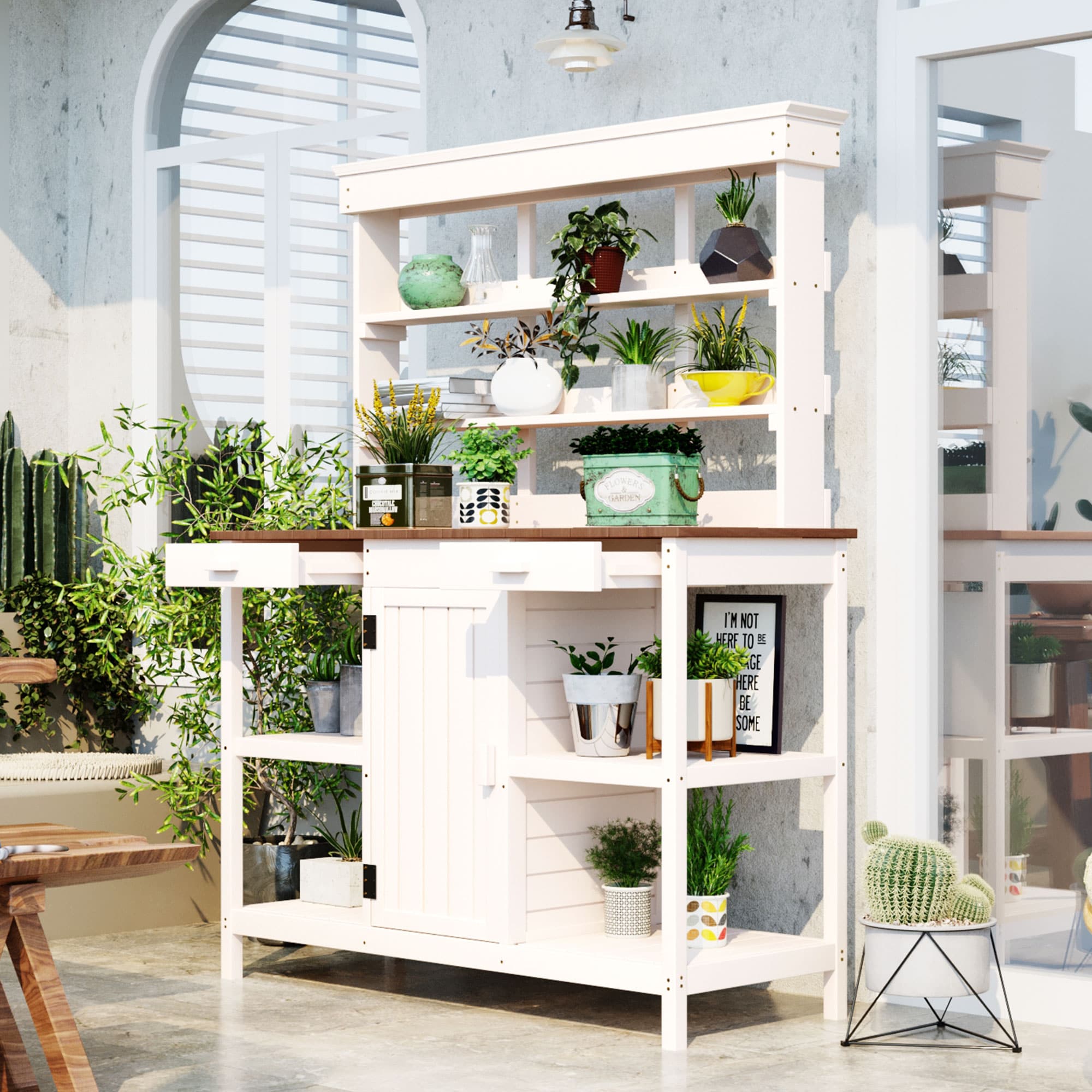 Kahomvis G243-QP717-14 Potting-Benches - View #2
