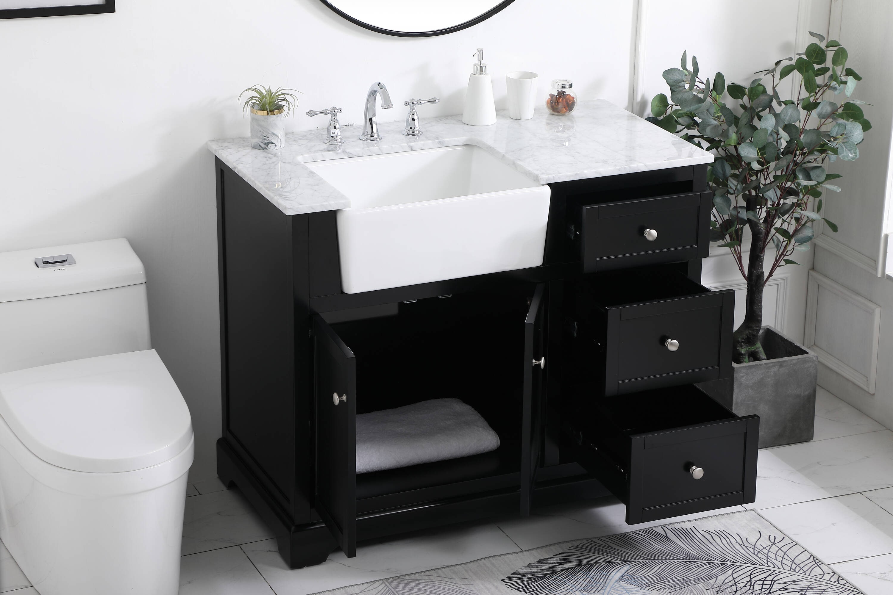 Elegant Decor HF180726BK Bath-Vanity-Combo - View #4