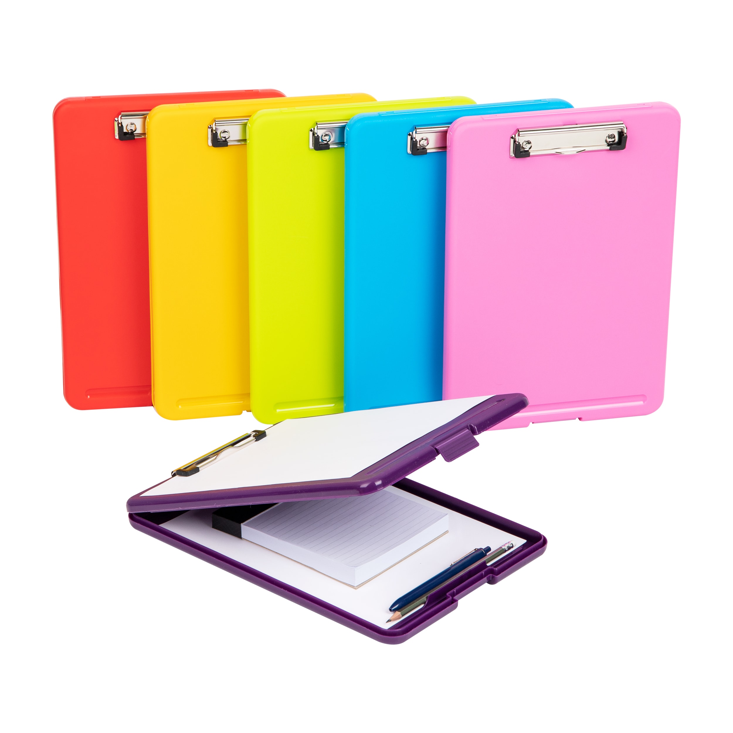 Colored Letter Size Magnetic Clipboard