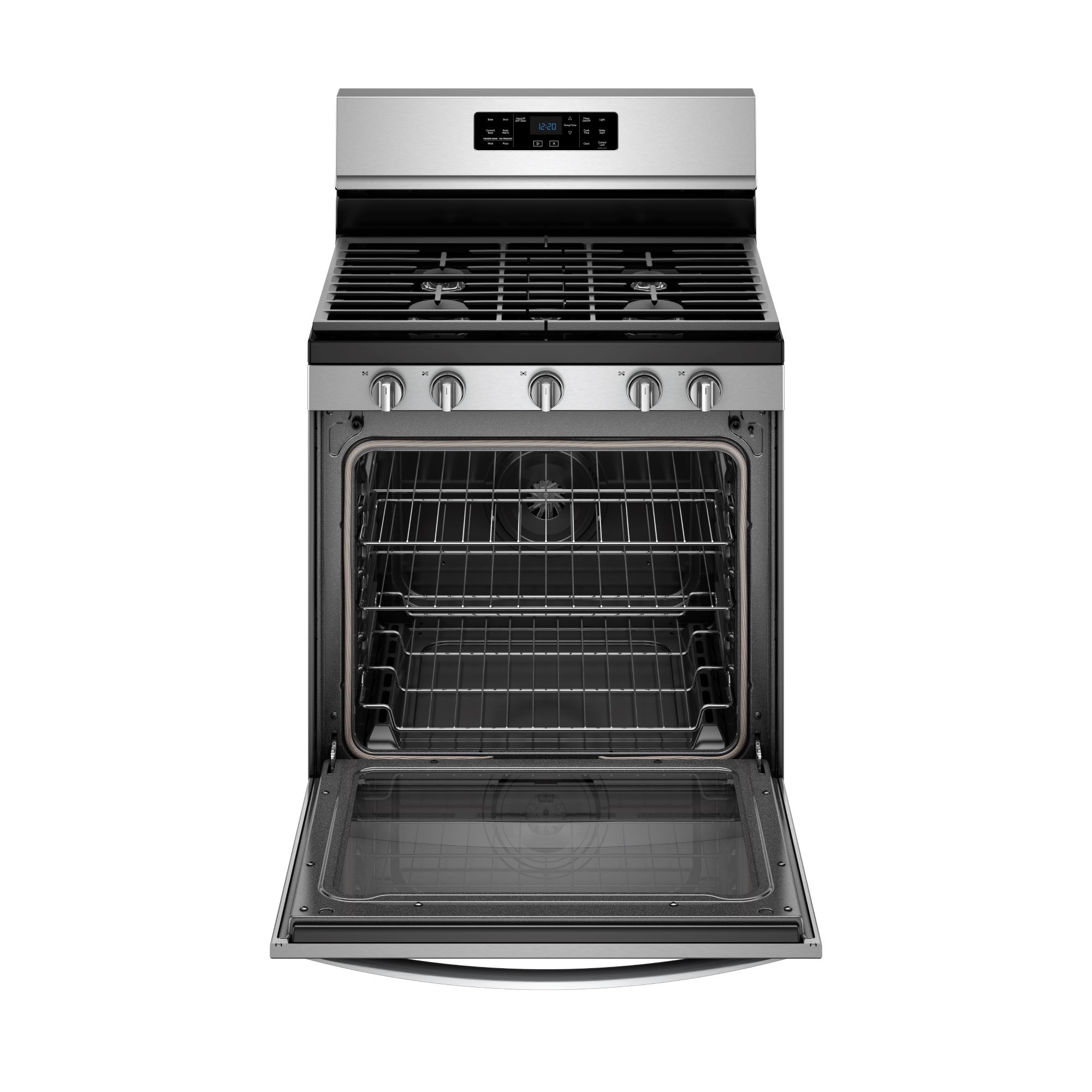 Whirlpool 30 In 5 Burners 5 8 Cu Ft Self Cleaning Convection Oven Freestanding Natural Gas Range