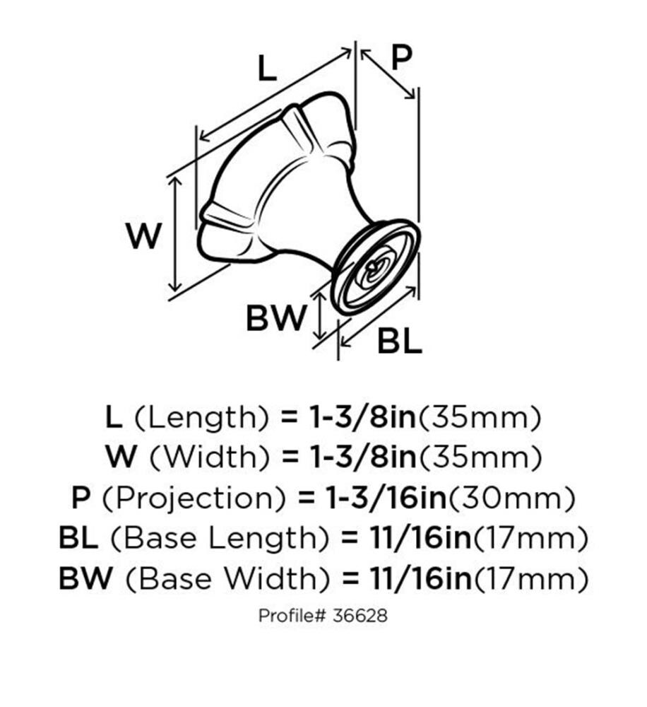 Amerock BP36628ORB Cabinet-Knobs - View #6