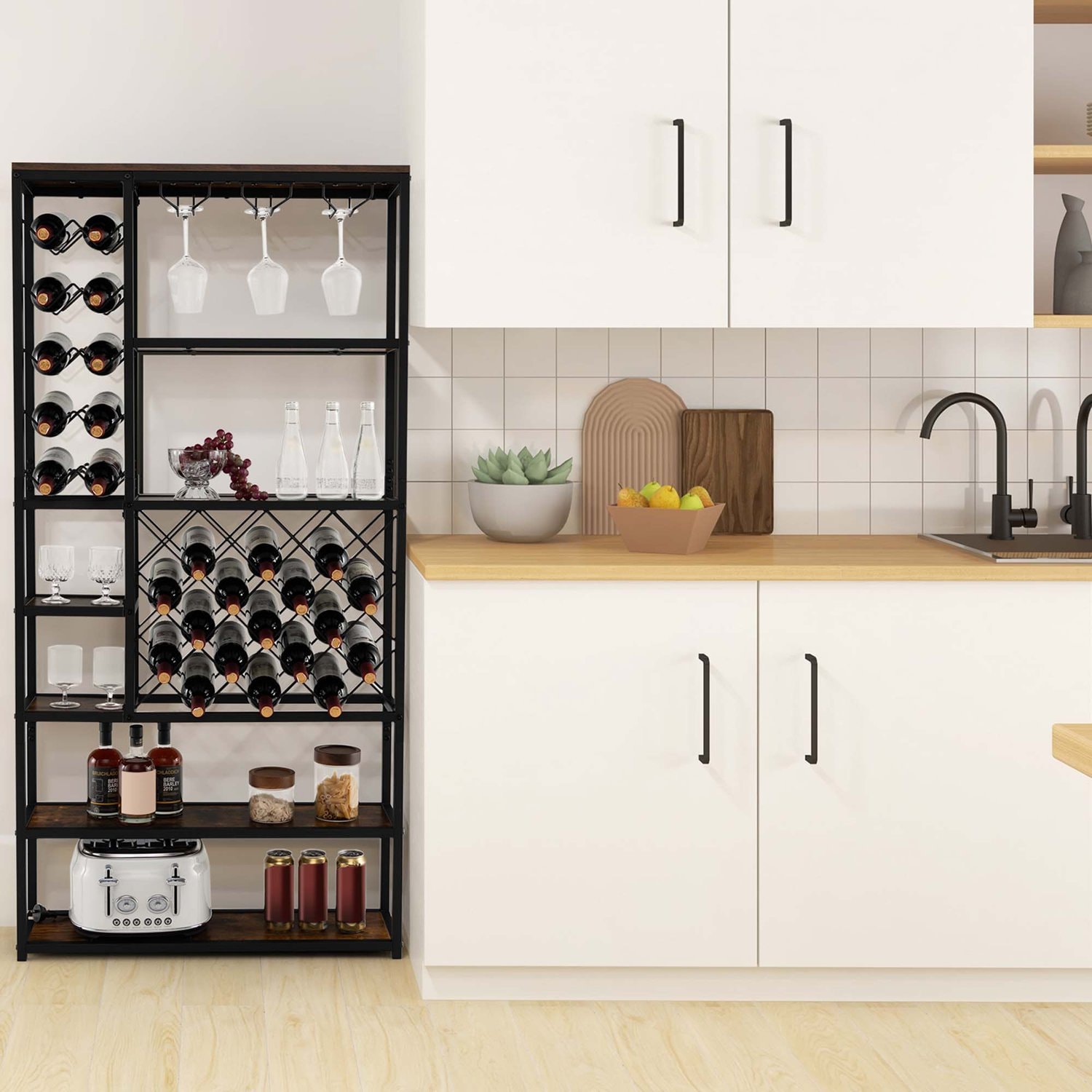 Costway CSHY003448 Dining-Kitchen-Storarge - View #3