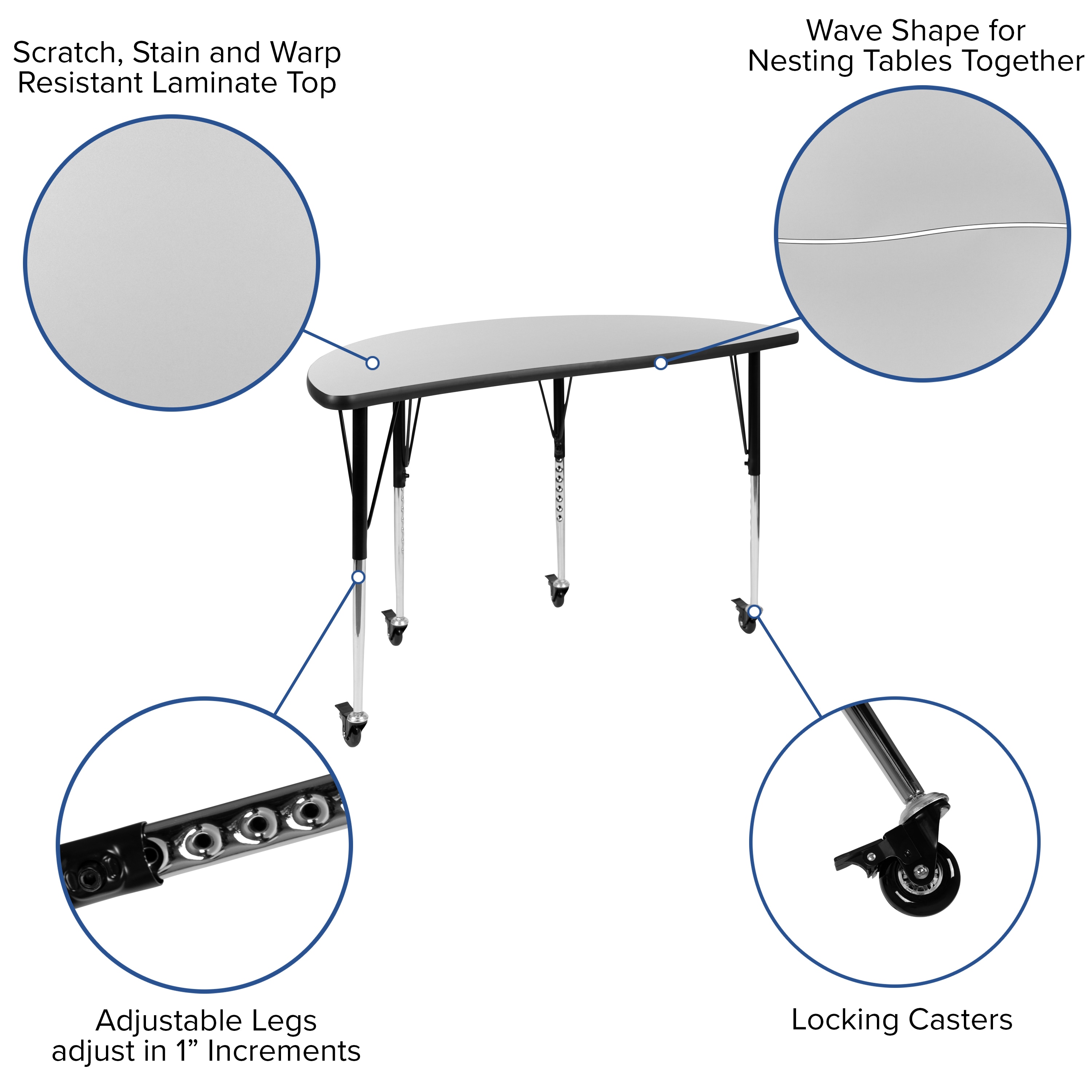 Flash Furniture 889142515098 Kids-Play-Tables - View #4