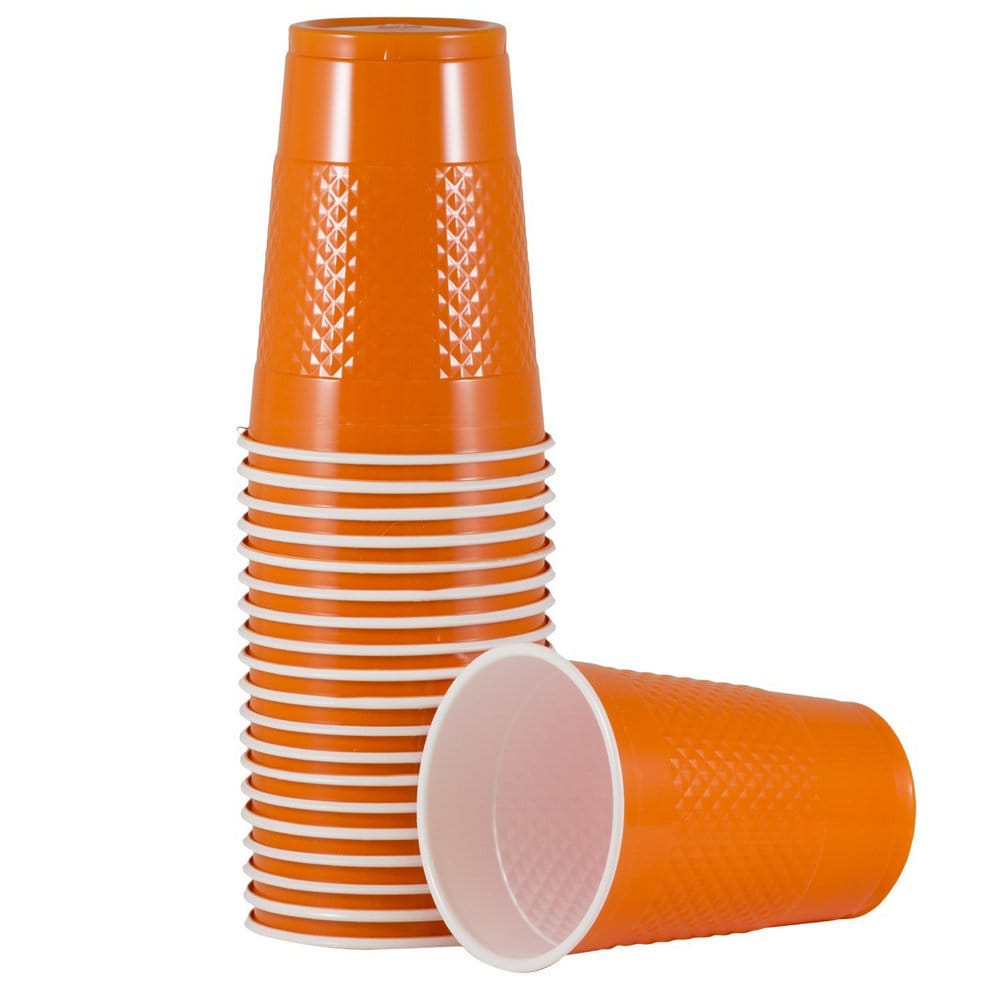 Sunkissed Orange 16 oz Plastic Cups 240 ct