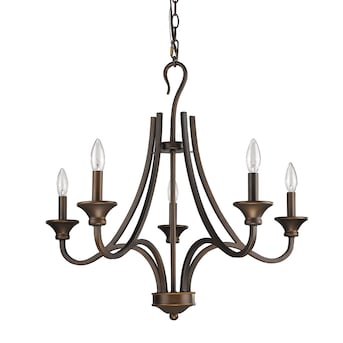 Acclaim Lighting Michelle 5-Light Oil Rubbed Bronze Transitional LED ...