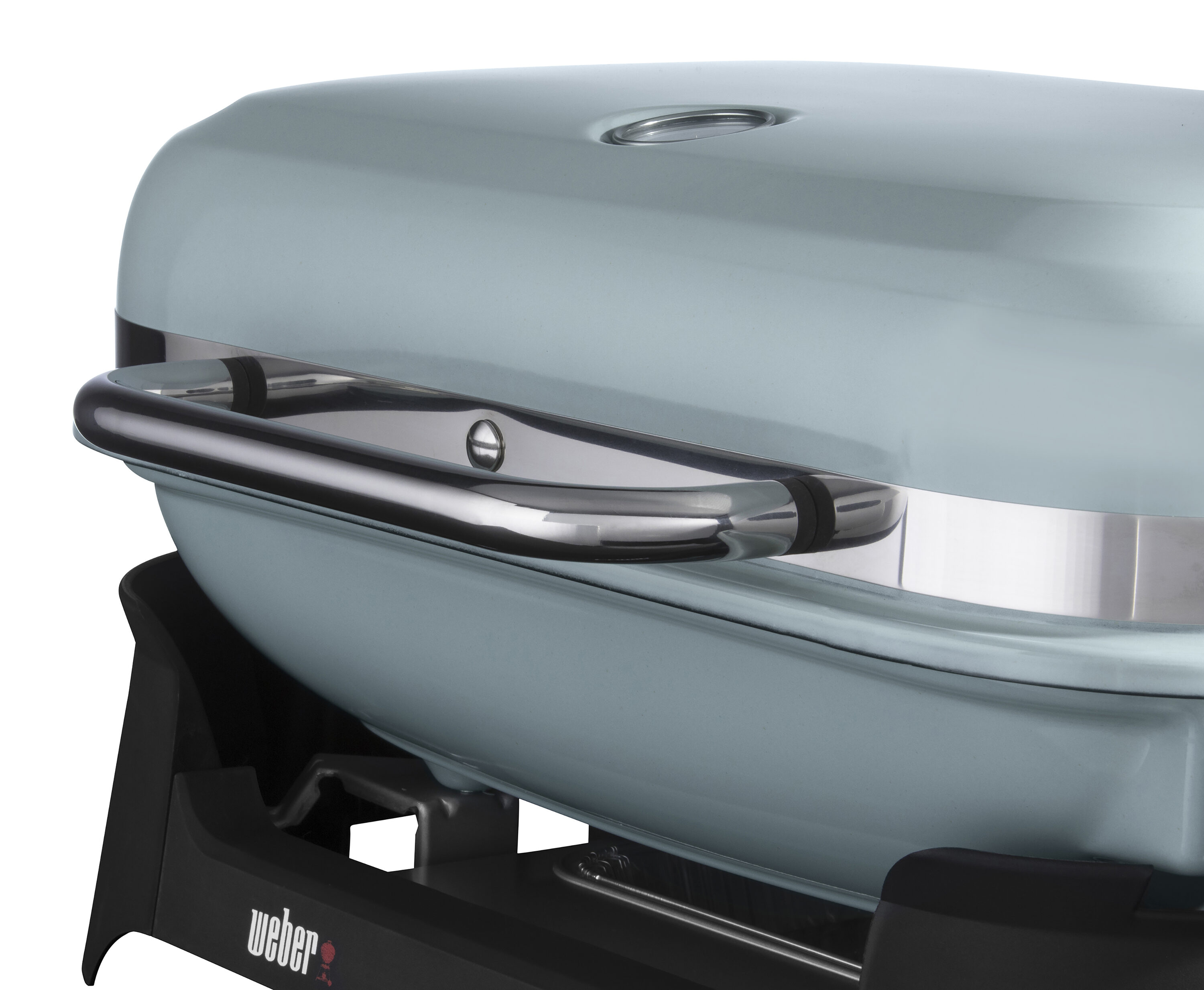 Weber Lumin 1560 Watt Light Blue Electric Grill 92400901 At