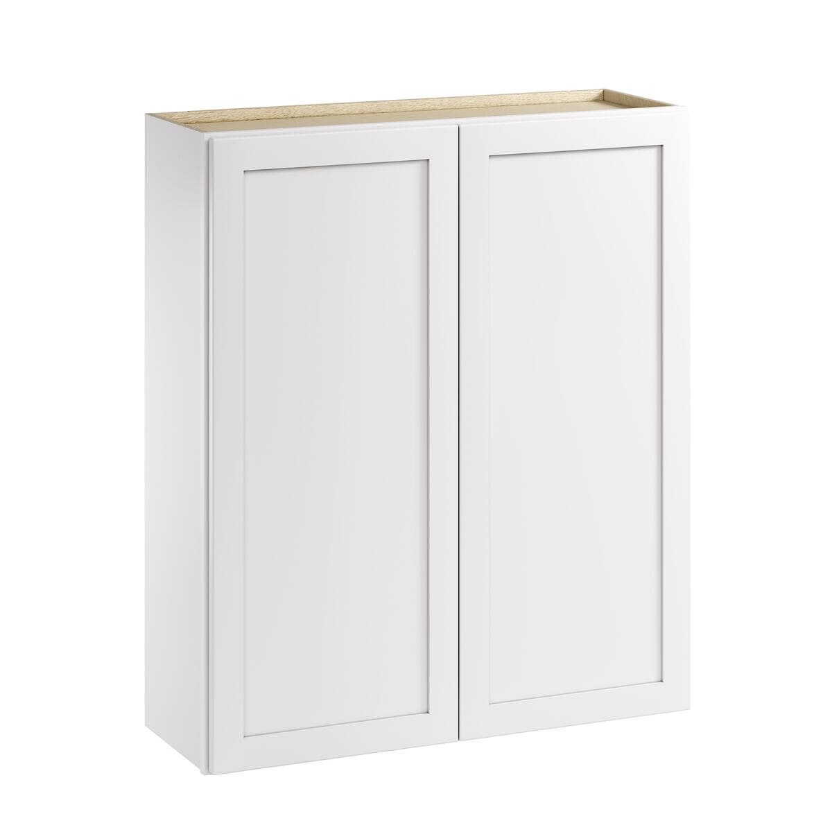 Whalen CLICK-IT LWSCLICK-50 Enfield 36-in W x 42-in H x 12-in D Classic White Birch Wall Ready to assemble Plywood Cabinet (Raised Panel Shaker)