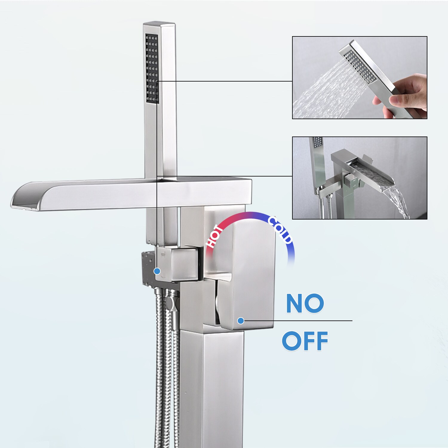 UCLIMAA UCAB512BN Roman-Tub-Faucets - View #6