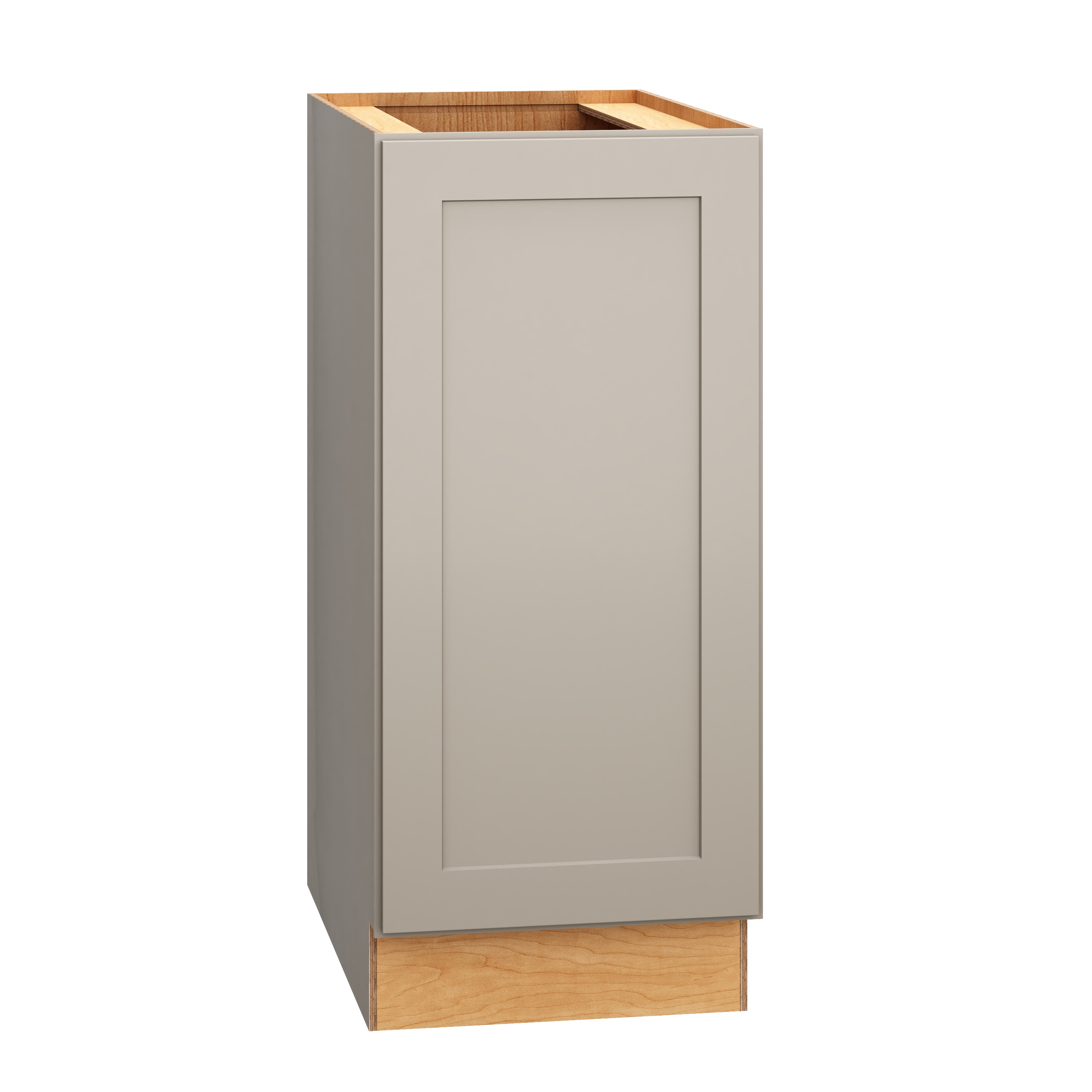Diamond Express 327 B15FHR Jamestown 15-in W x 34.5-in H x 24-in D Cloud Gray Base Fully assembled Plywood Cabinet (Recessed Panel Shaker)