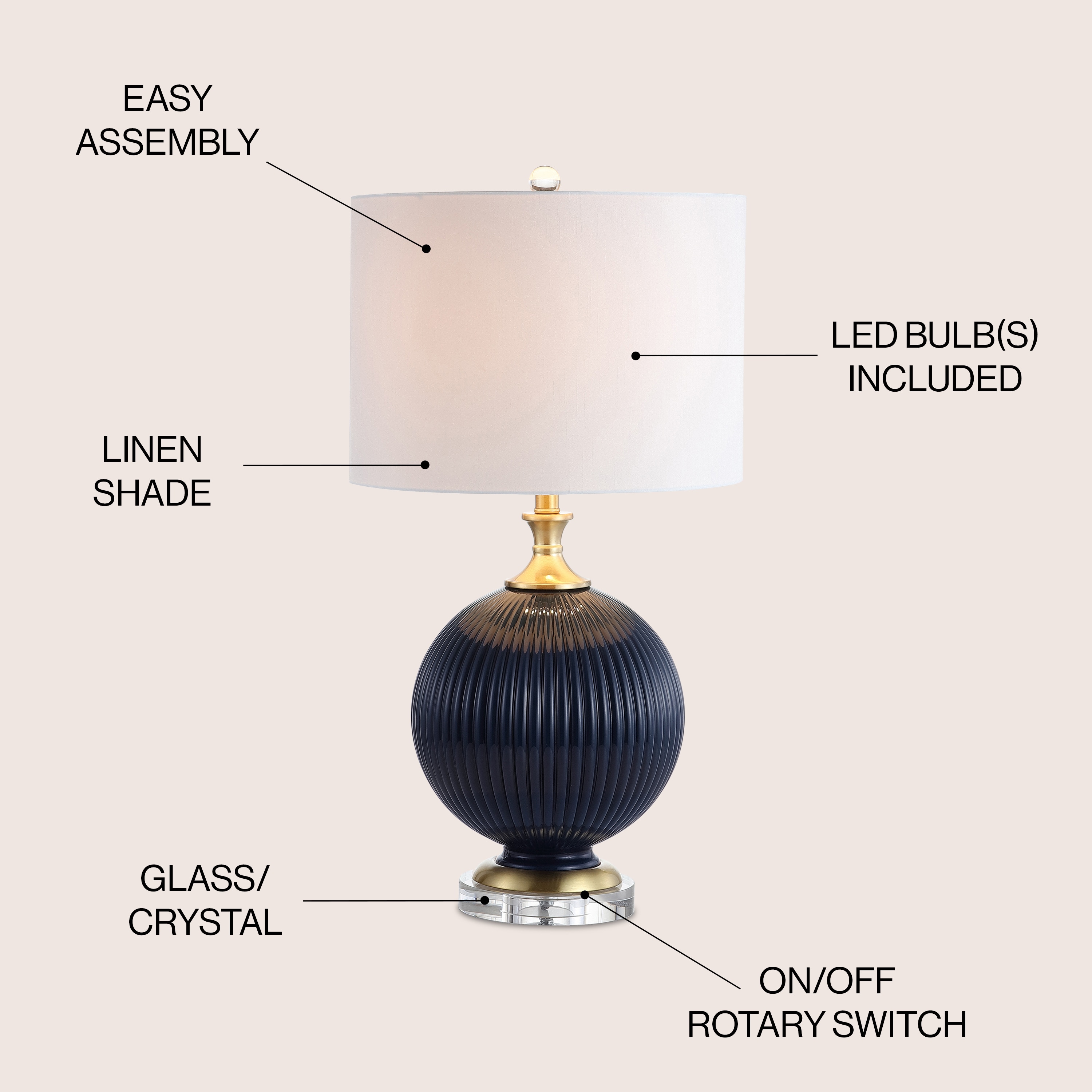 JONATHAN  Y JYL2074A Table-Lamps - View #3