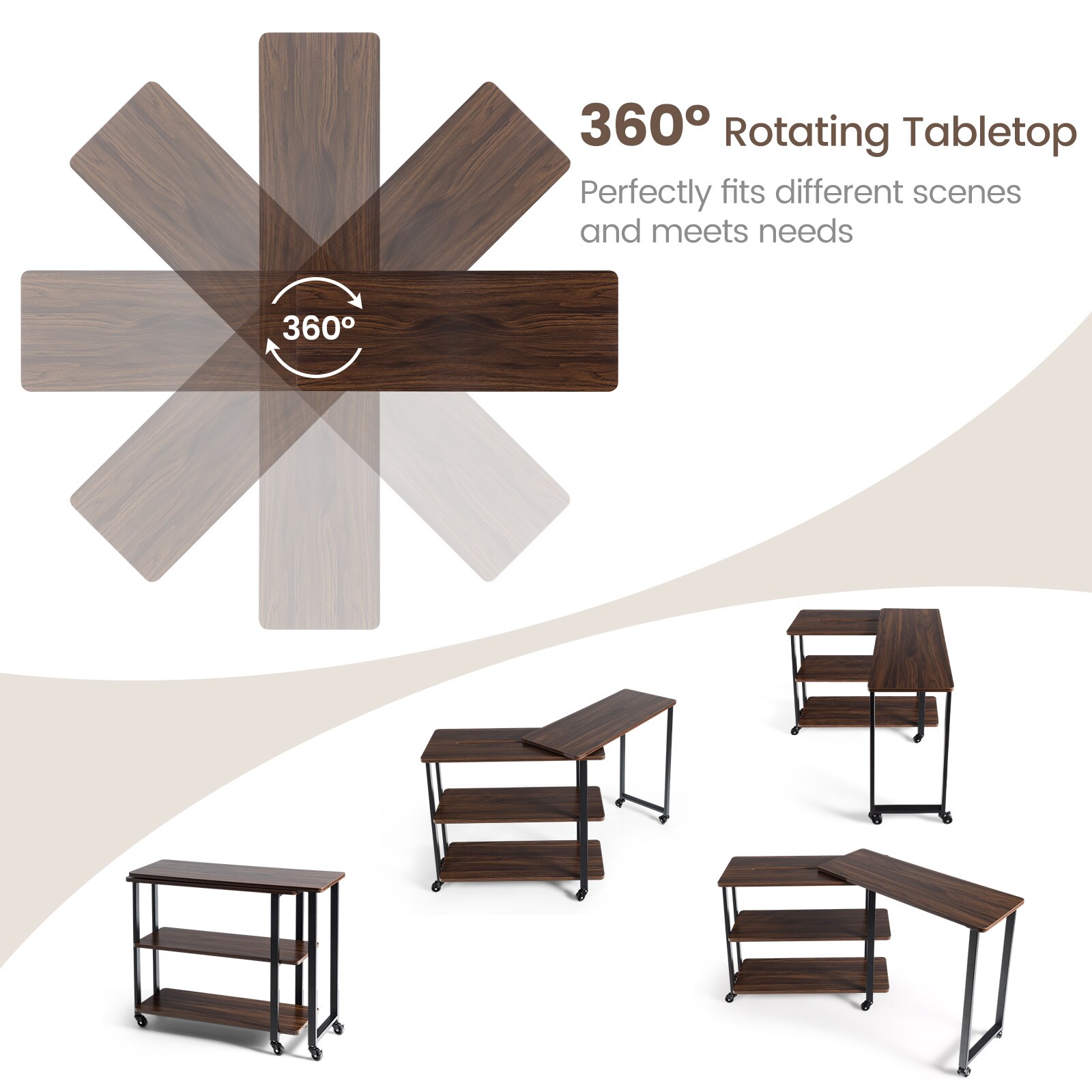 Slickblue D-CO-TW37036WH desks - View #8