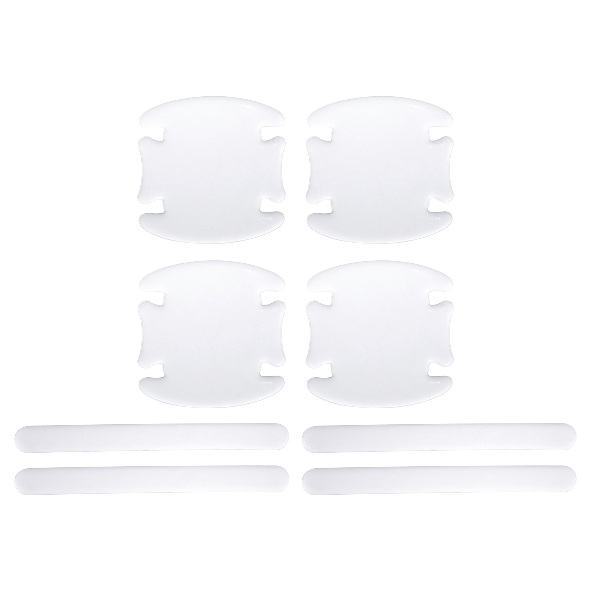 Unique Bargains 1 Set Reflective Car Door Handle Scratch Protector Anti-Scratches Auto Door Handle Protective Film Clear