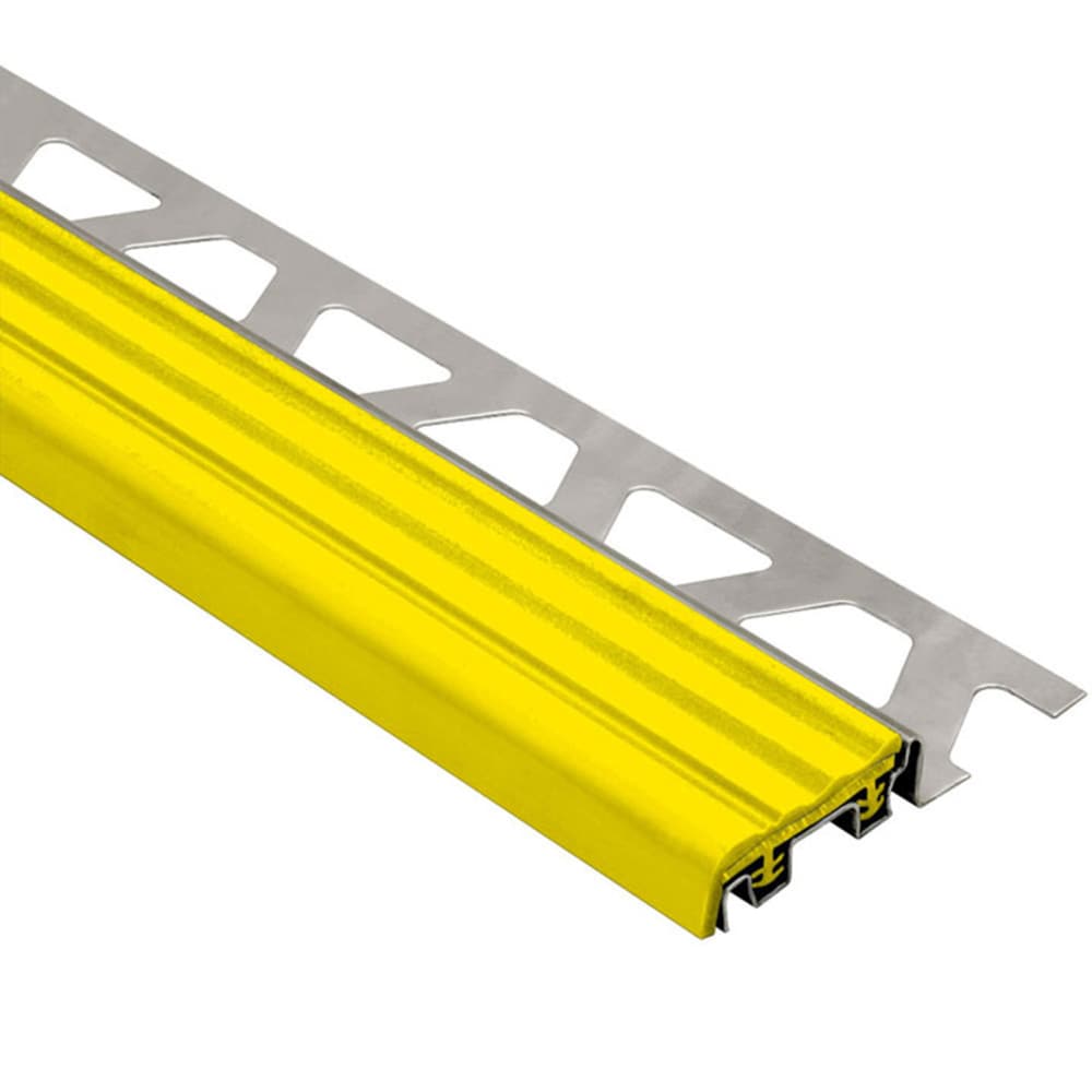 Schluter Systems CG10SE/150 Trep-SE 0.375-in W x 59-in L Yellow Steel Stair nose Tile Edge Trim