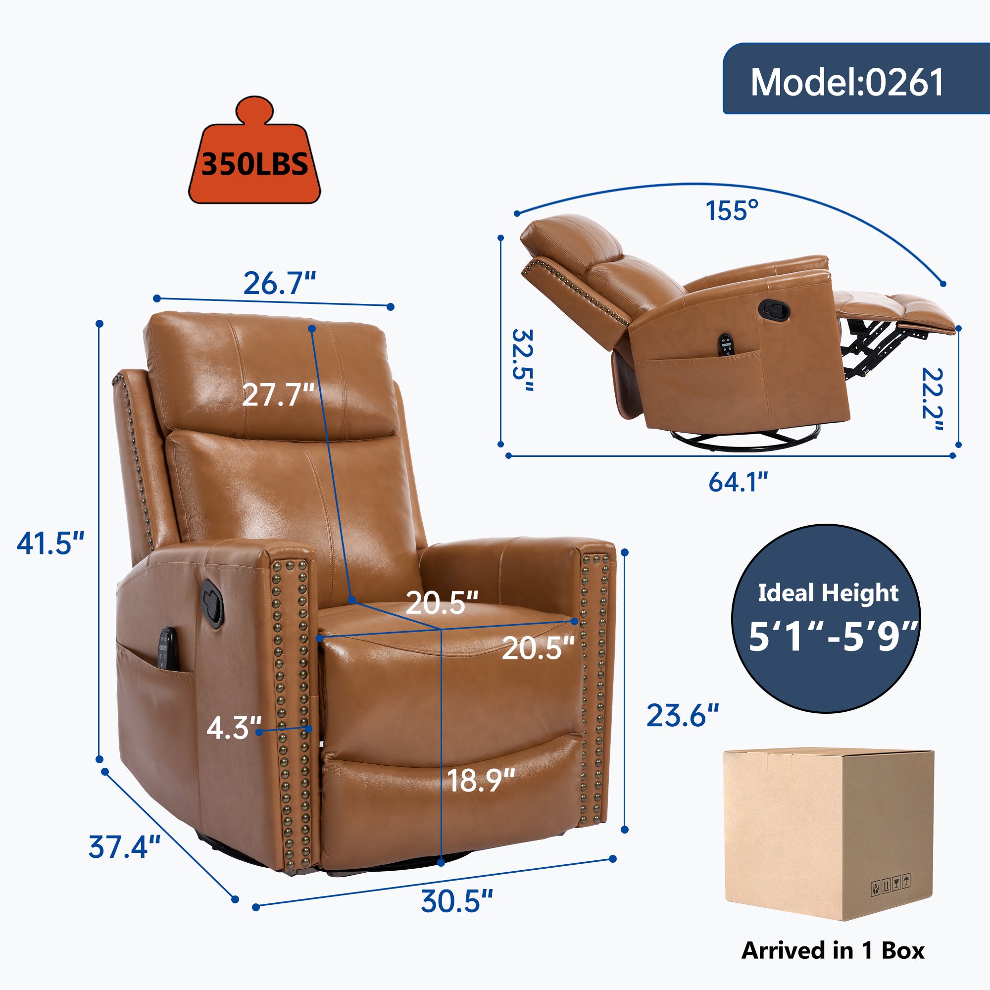 Boyel Living BL-CM861OR recliners - View #3