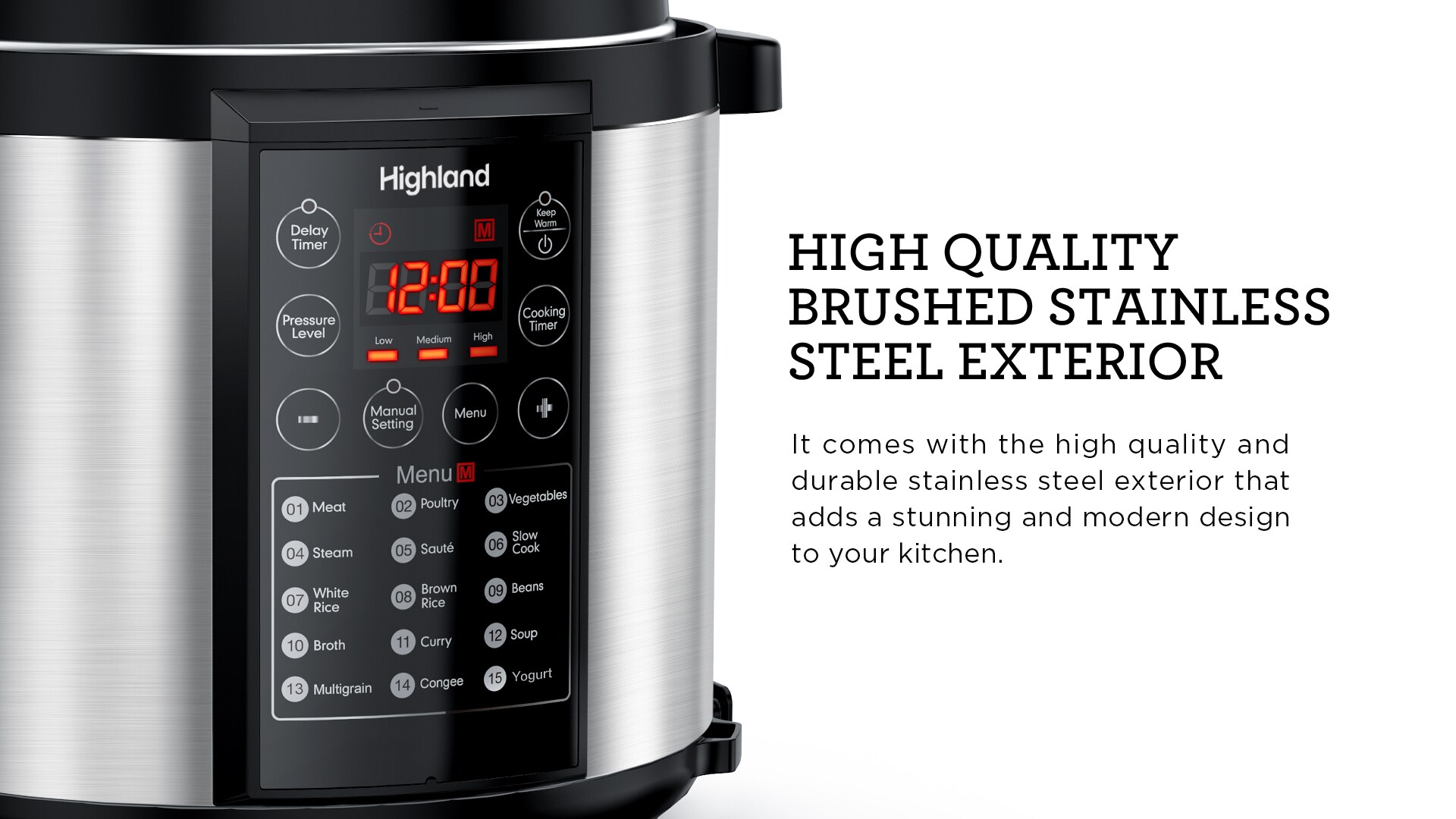 Highland 6-QT Pressure Cooker at