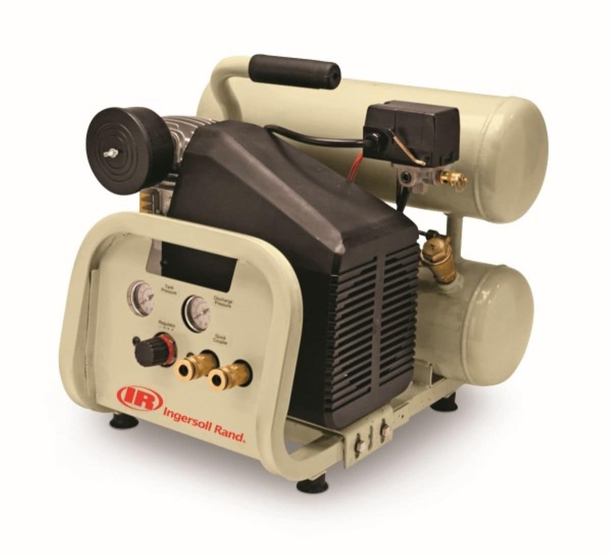 Ingersoll Rand 42672949 4-Gallon Portable Electric 135 PSI Twin stack Air Compressor