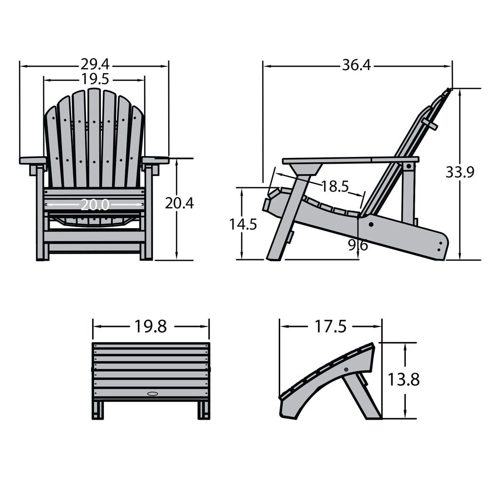 highwood AD-KITCHL1-RED Patio-Chairs - View #13