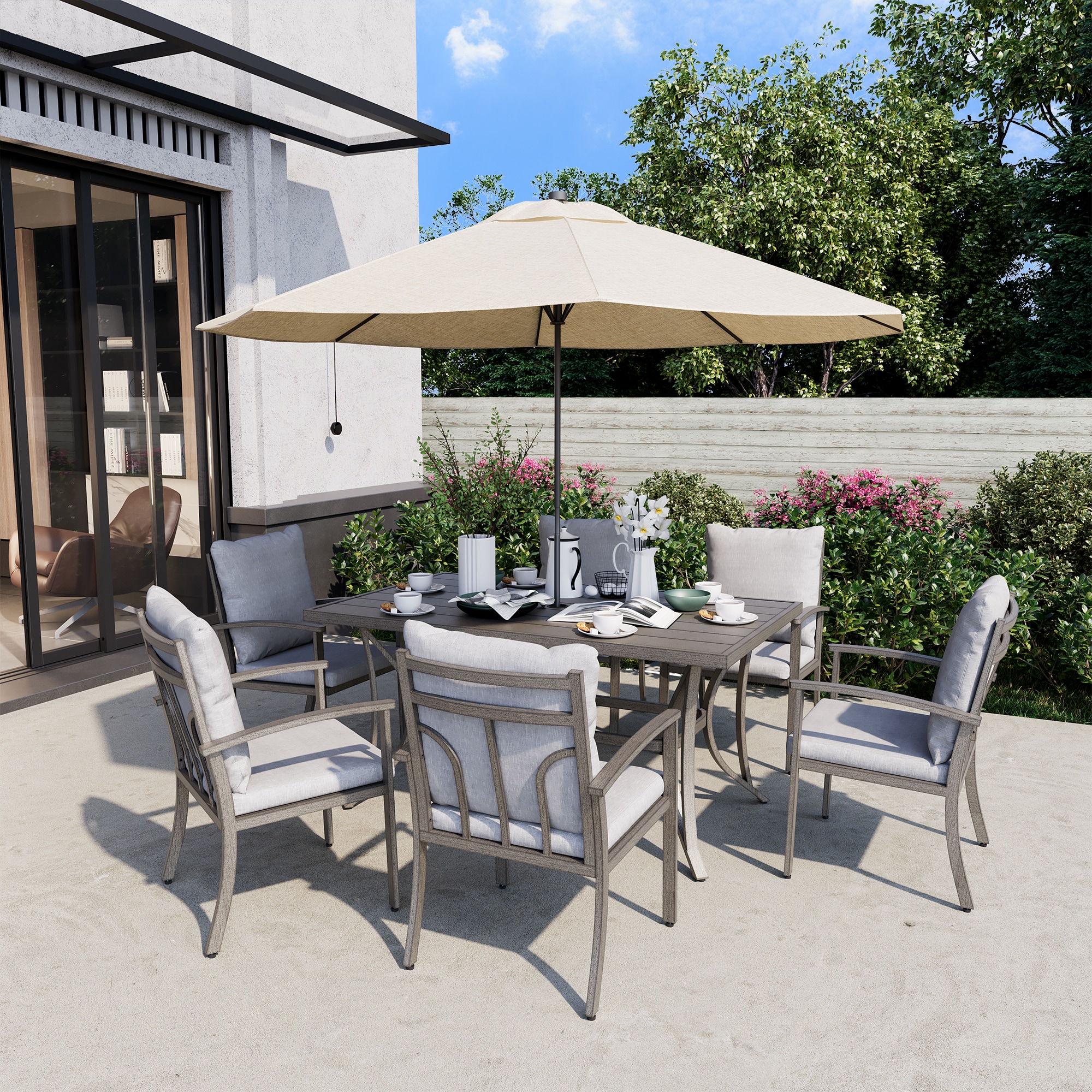  EL-CZ7-GG-C1-WL3 Patio-Dining-Sets - View #5