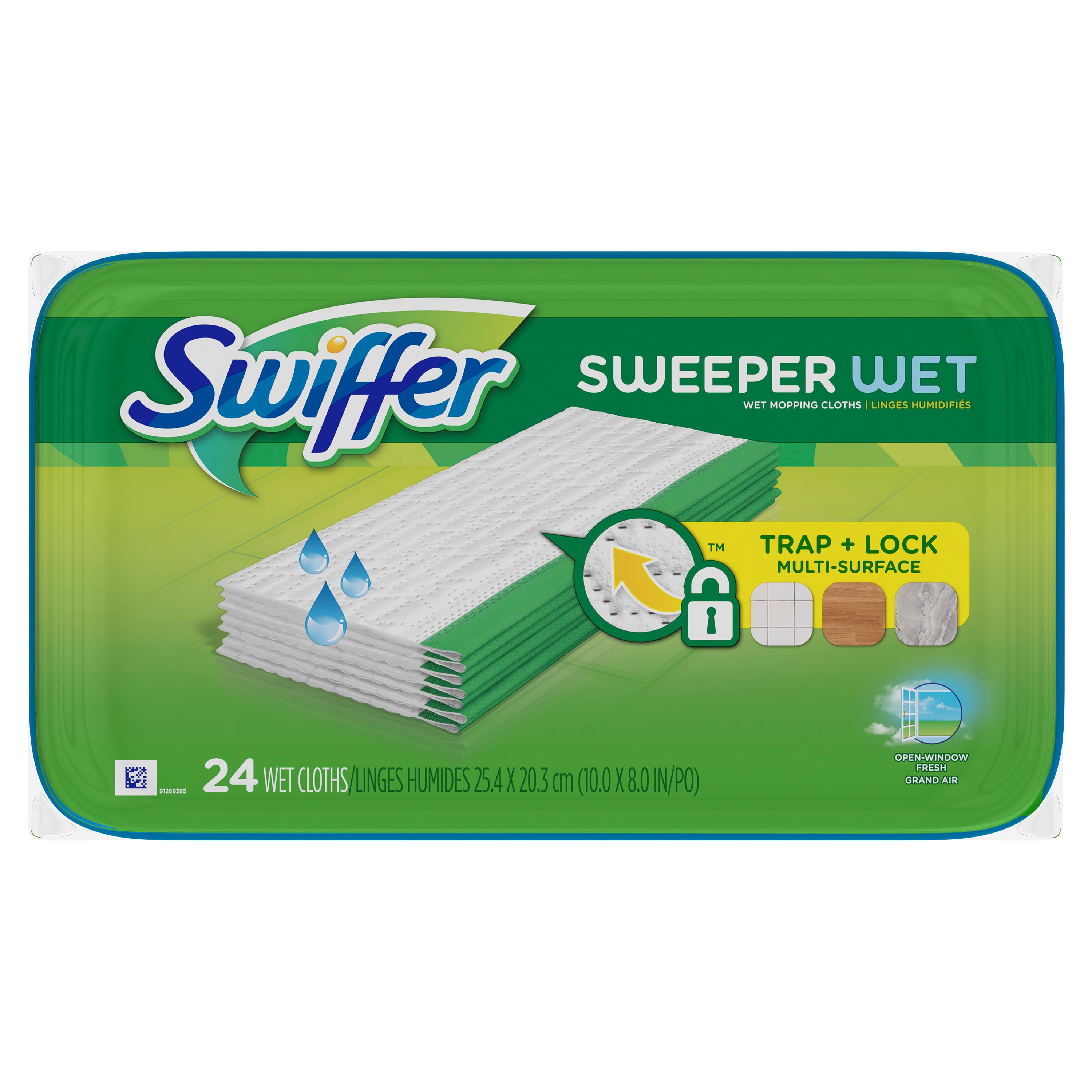 Swiffer wet recharge 24 pièces