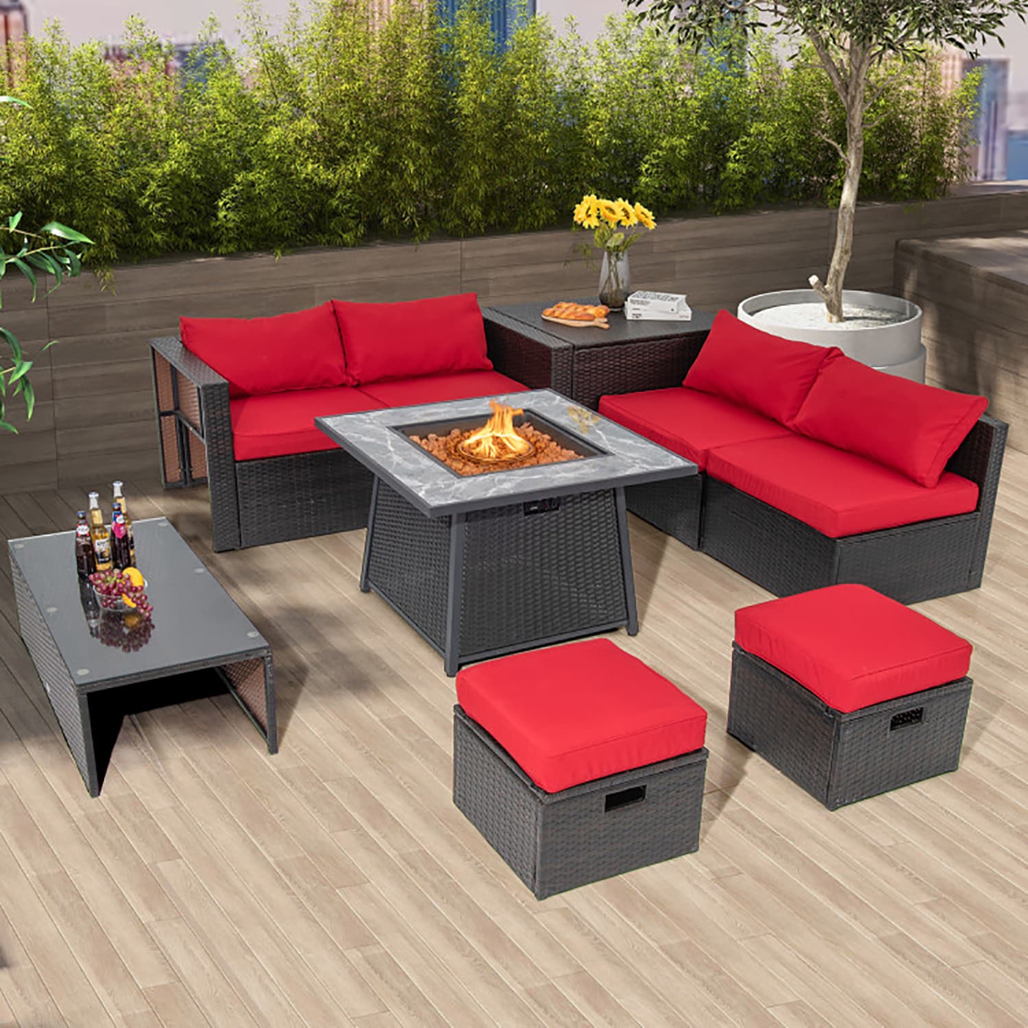 GZMR GZ-NH-62836 Outdoor-Gas-Firepits - View #3