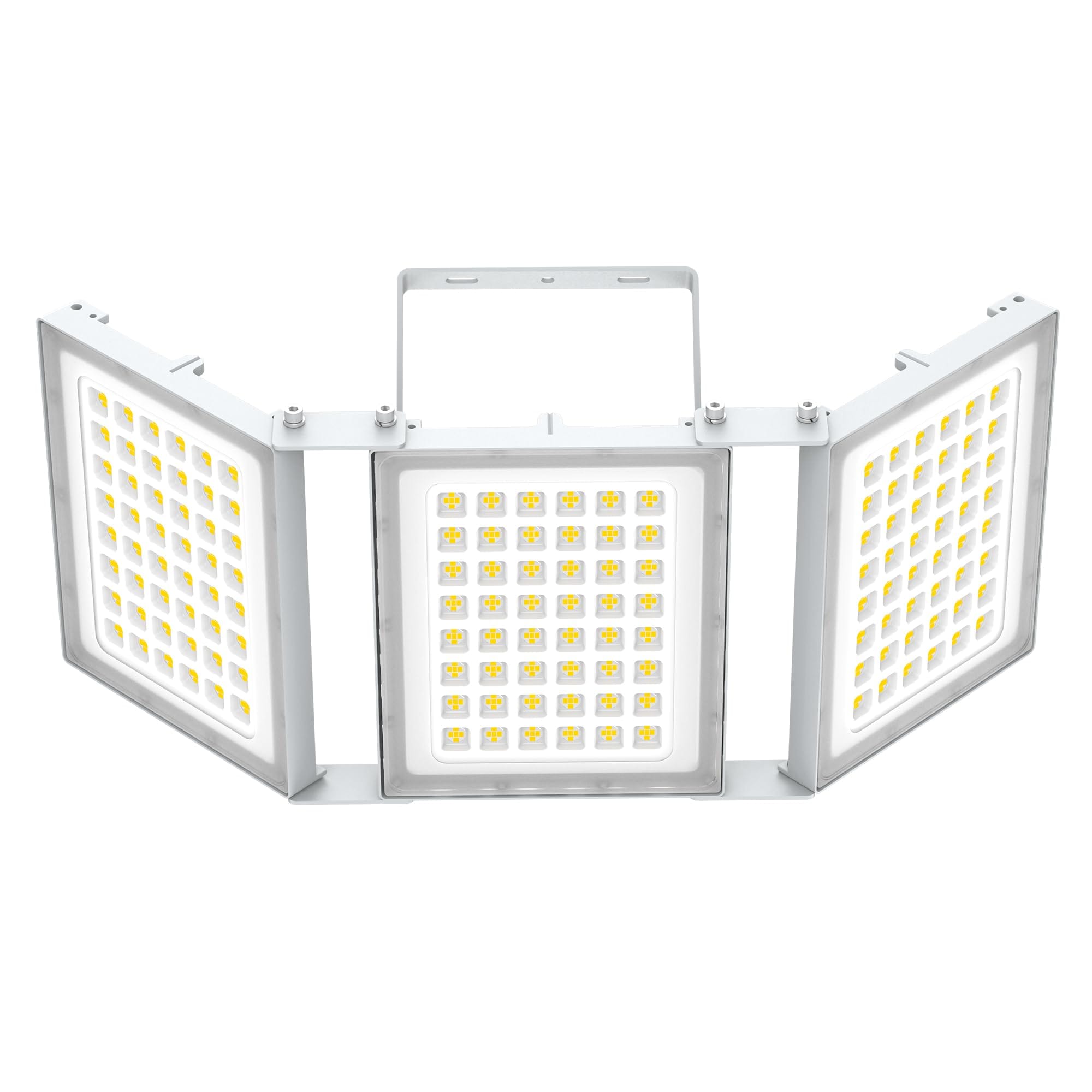 Adrinfly  600W LED Outdoor Flood Light 60000LM Super Bright Stadium Light 6000K Daylight White IP66 Waterproof 3 Heads Adjustable Floodlights for