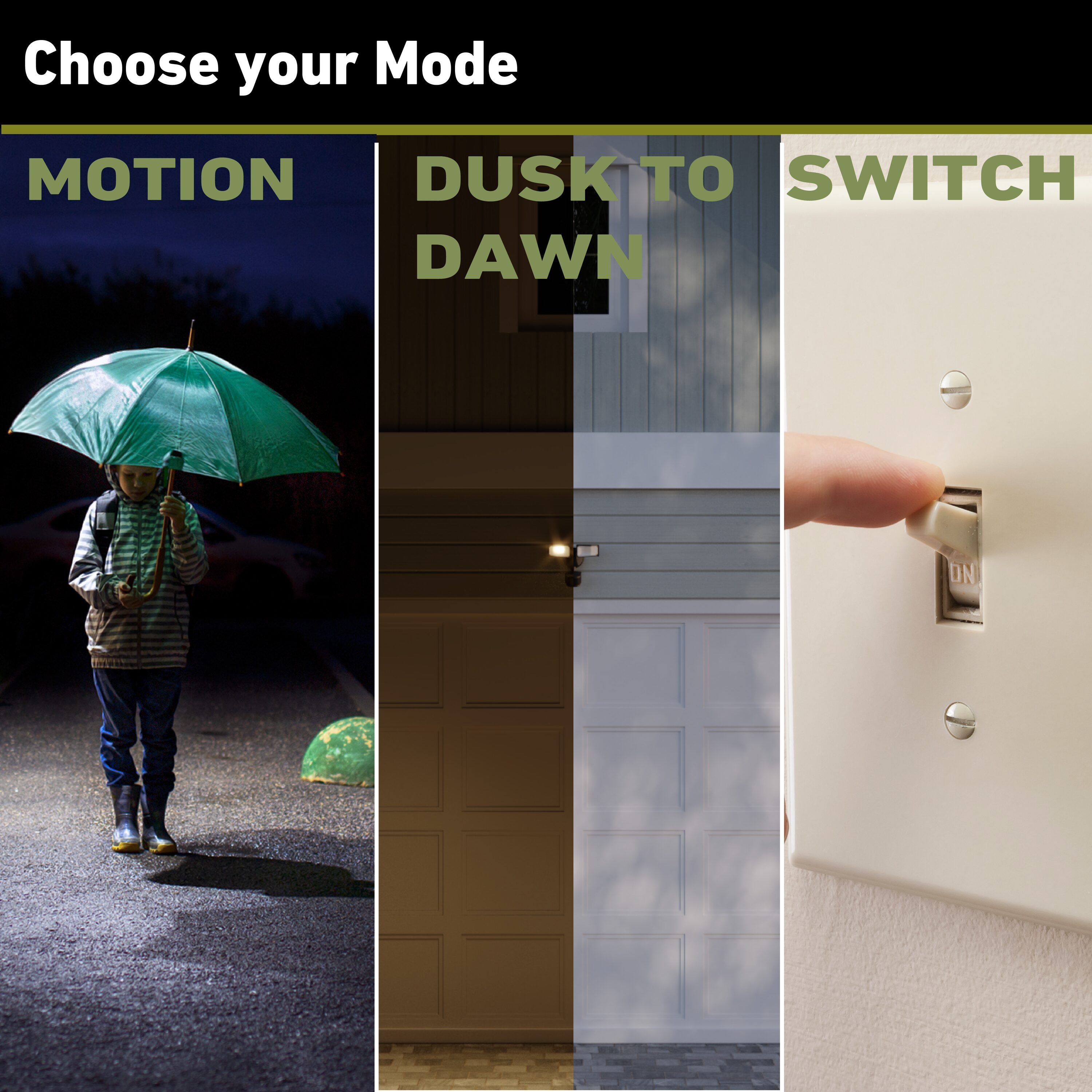 Good Earth Lighting SE1292-WH3-02LF0-G Motion-Activated-Floodlights - View #14
