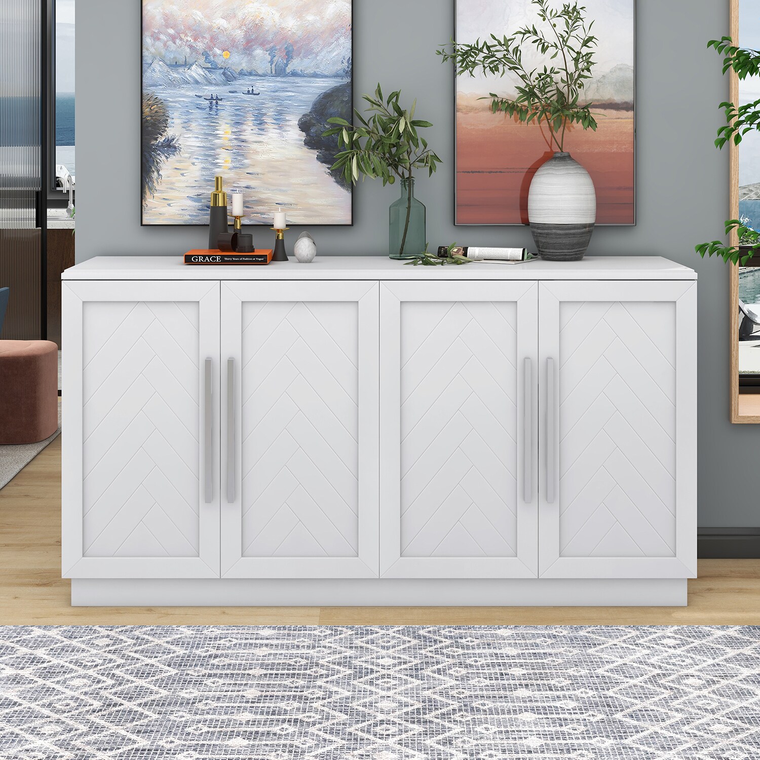 SINOFURN SYA020151BK Console-Sofa-Tables - View #6
