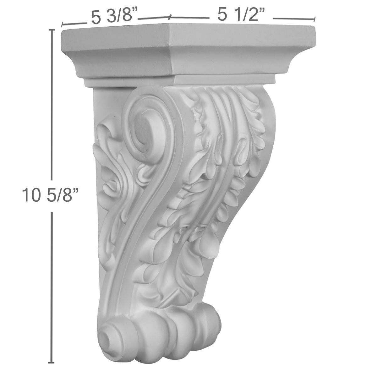 Ekena Millwork COR05X10X05AC corbels - View #2