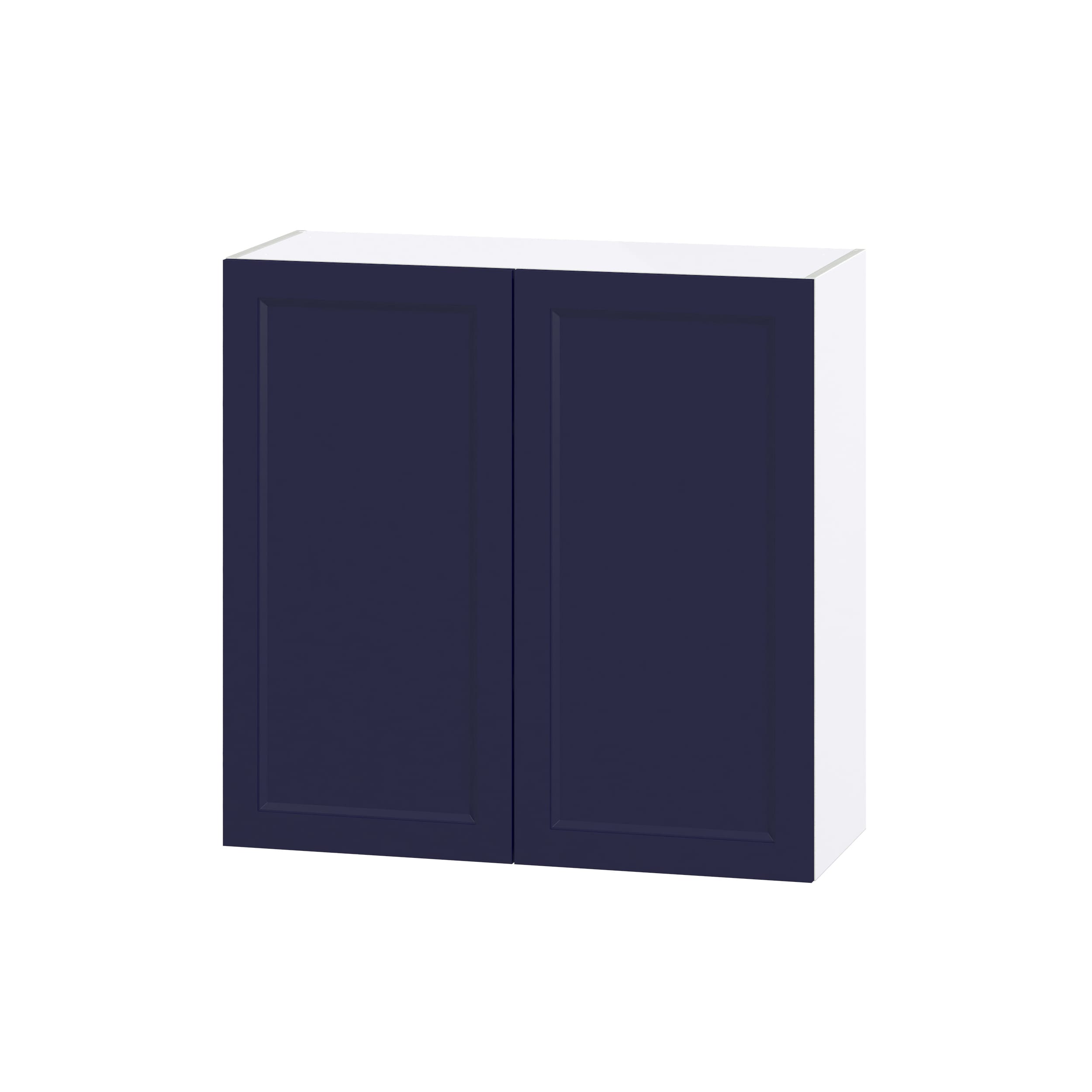 Hugo&Borg DSW3635-LO Lorette 36-in W x 35-in H x 14-in D Navy Blue Wall Fully assembled Cabinet (Recessed Panel Shaker)