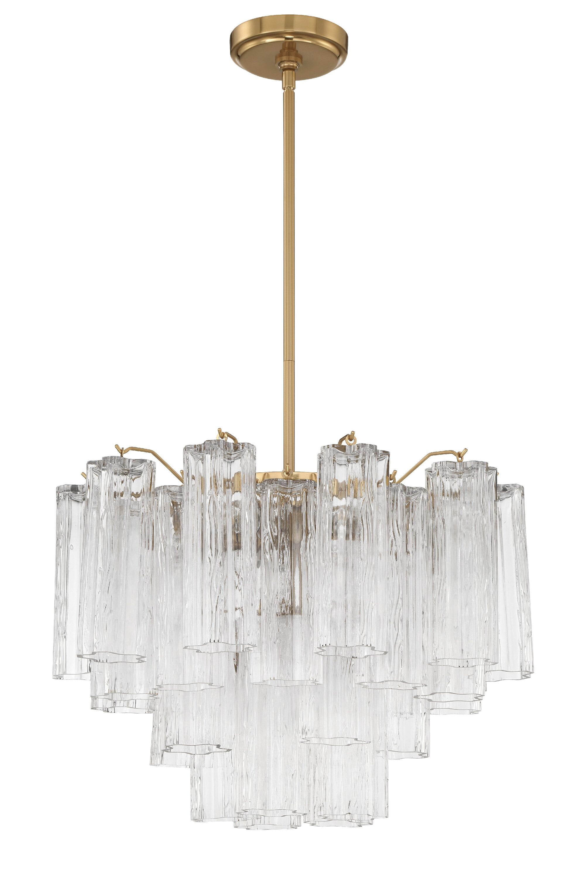 Crystorama Addis 6-Light Antique Multiple Colors Modern