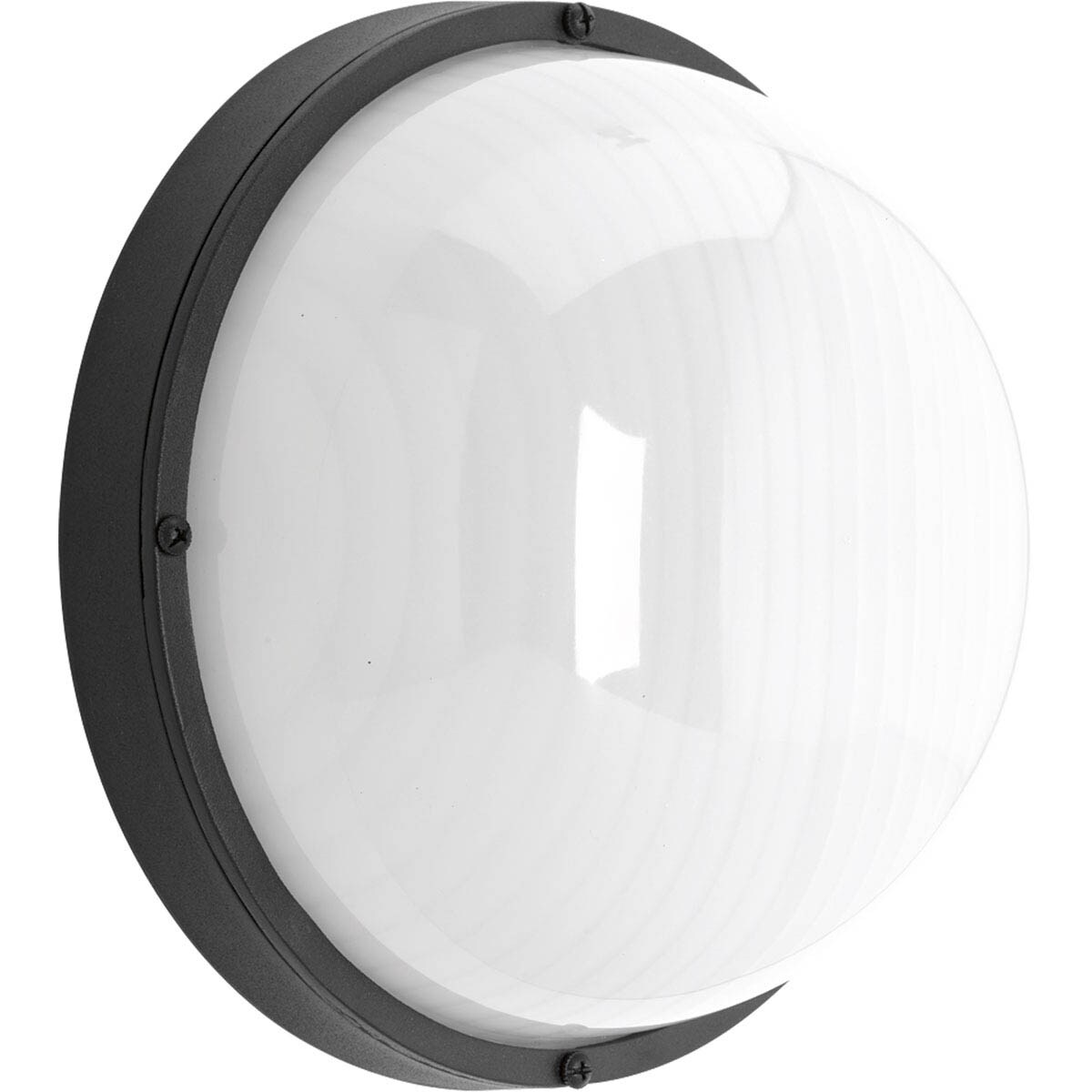 Black Aluminum 9.5" Indoor/Outdoor LED Ceiling Light